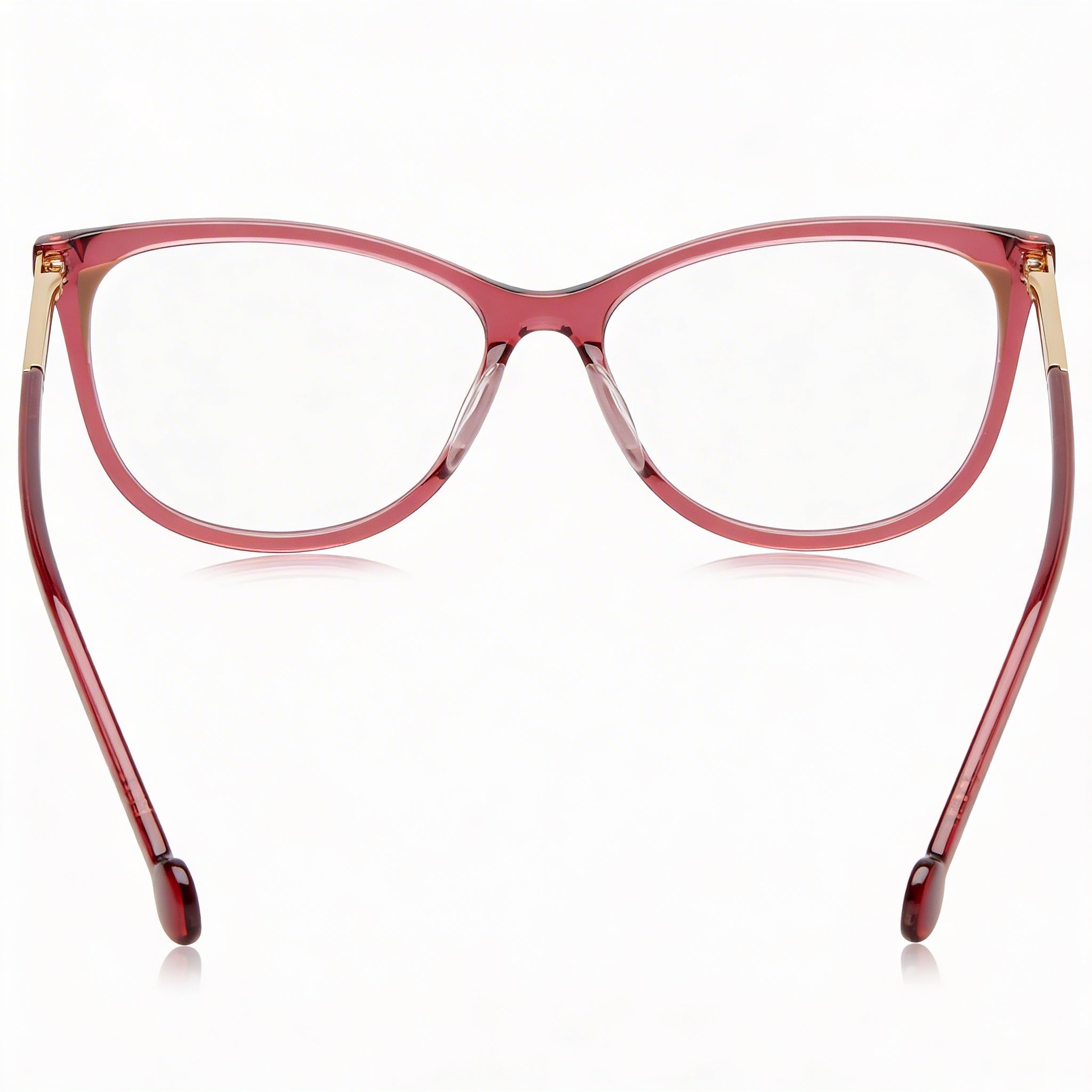 Carolina Herrera Her 0163 Women's Modern Acetate Eyewear, Multicolored Frame with Mauve Lens 53mm, Photo 2