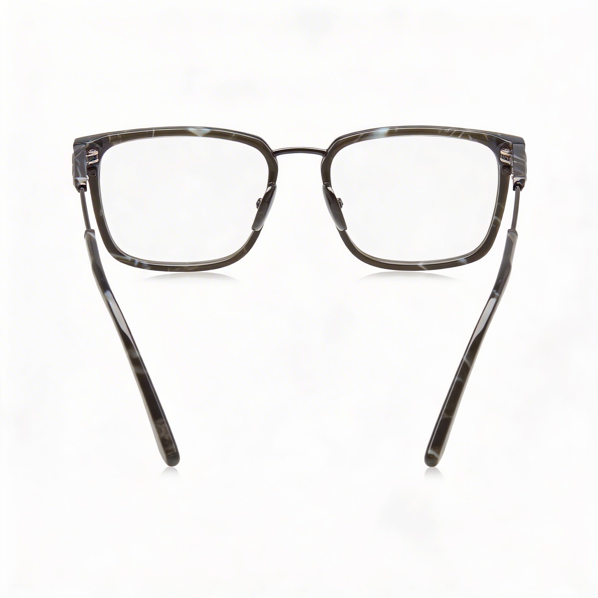 Police Classic Vision Glasses for Men with Shiny Gun Frame and Plastic Lenses, Photo 4