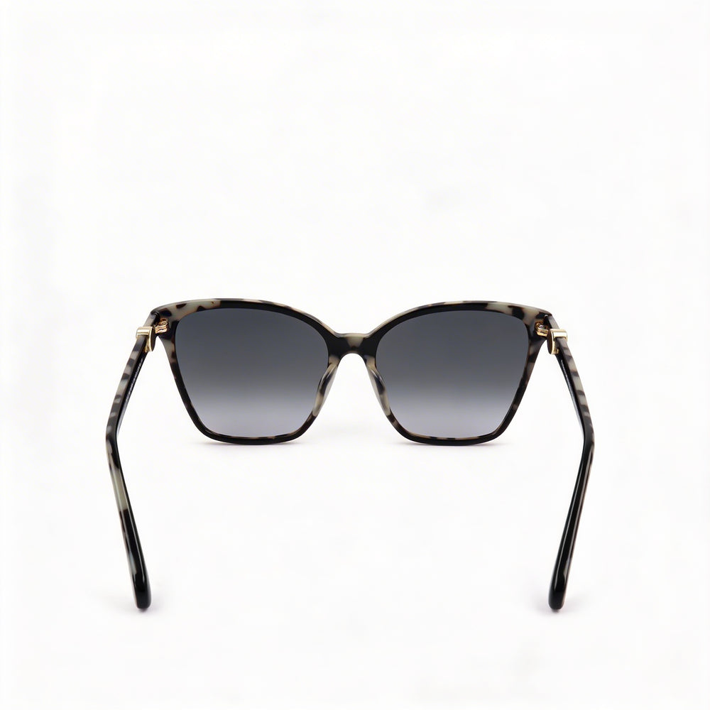 Kate Spade New York Amiyah/G/S Women's Black Gray Shaded Composite Cat Eye UV Protected Sunglasses 56mm
