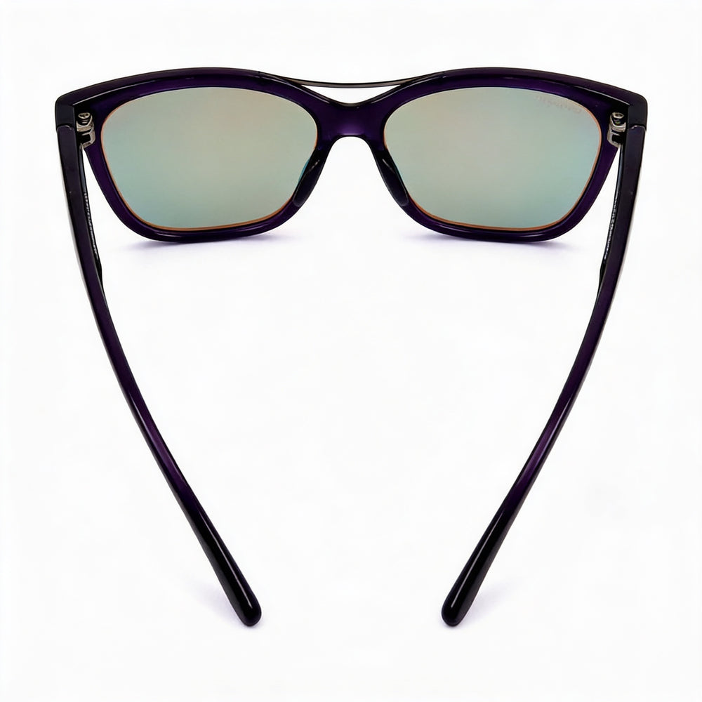 SMITH Cavalier Unisex Sunglasses, Crystal Midnight Frame, ChromaPop Opal Mirror Lenses, Non-Polarized, 100% UV Protection, 55mm