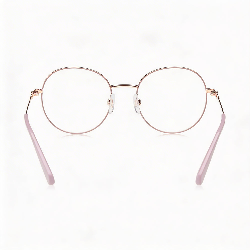 Gafas de sol Love Moschino unisex modernas con montura metálica y lentes no polarizadas color nude cobrizo 51mm