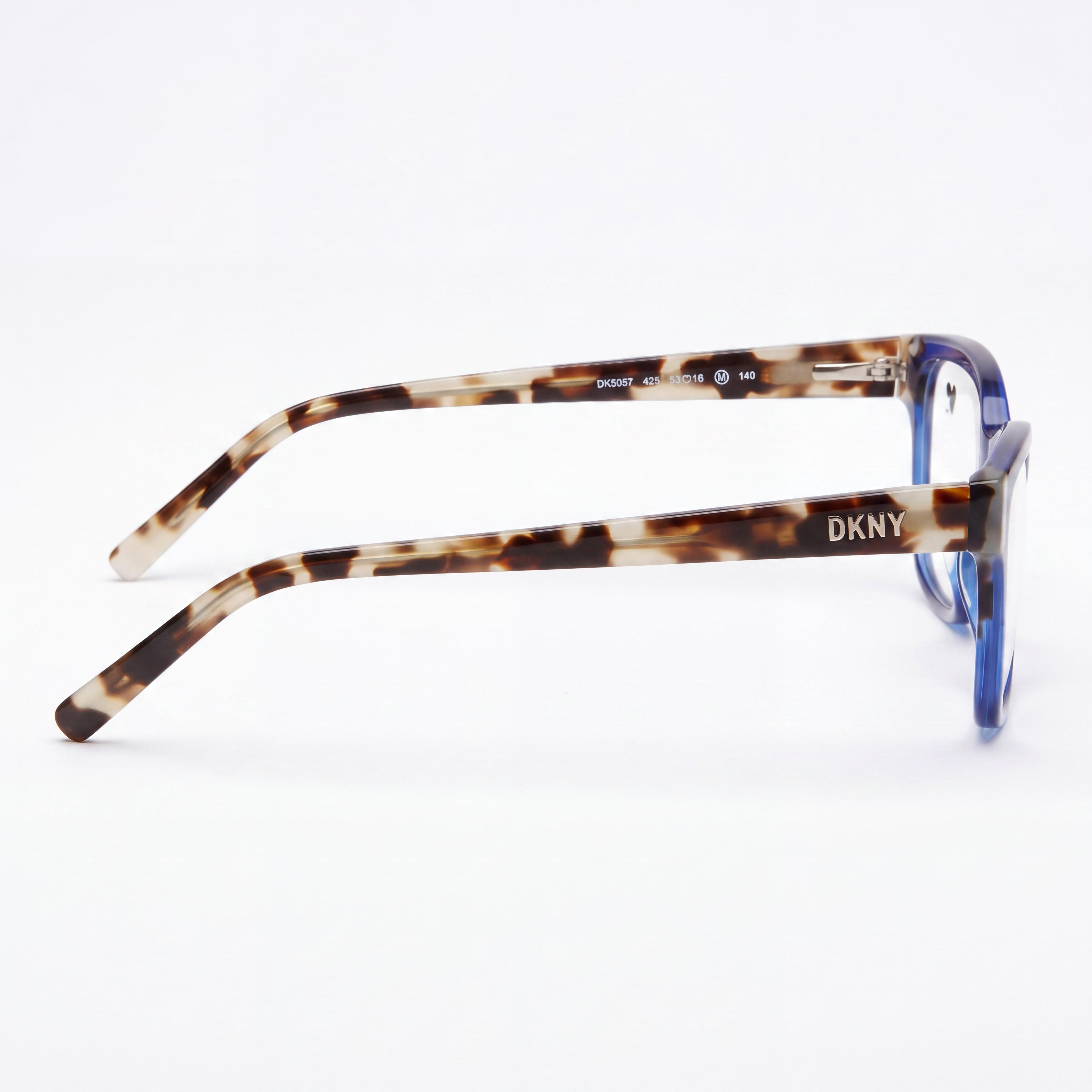 DKNY Modern Men's Acetate Cobalt Bone Tortoise Sunglasses 53mm, Photo 3