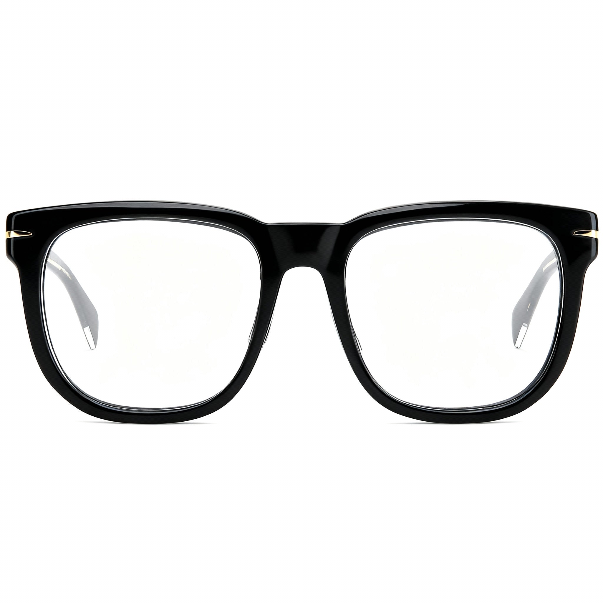 David Beckham DB 7097 Unisex Sunglasses with Black Plastic Frame and Non-polarised Black Lenses 50mm, Photo 4