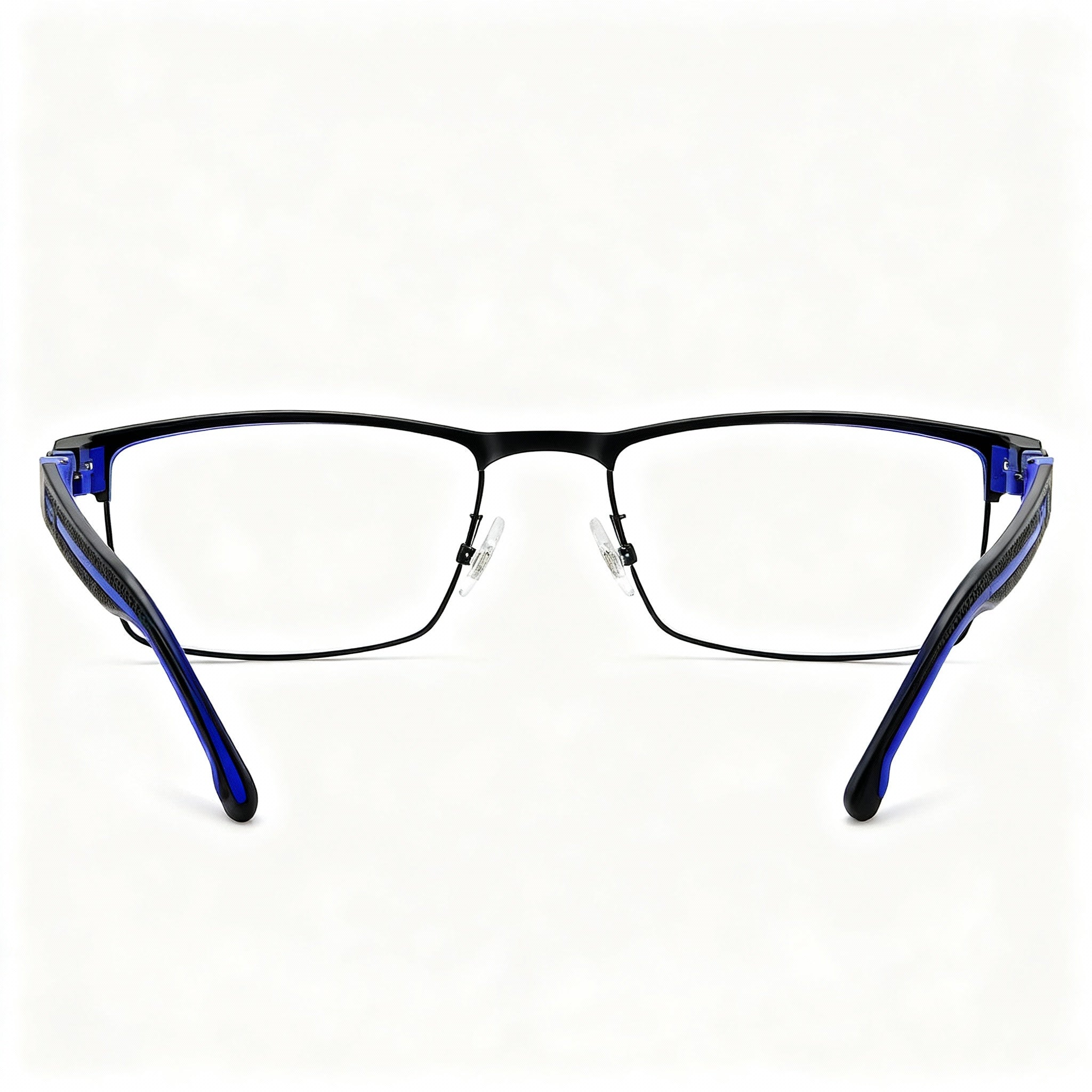 Carrera 8884 Unisex Alloy Steel Non-Polarised Polycarbonate Eyeglasses in Black Blue 55-18-145mm, Photo 4