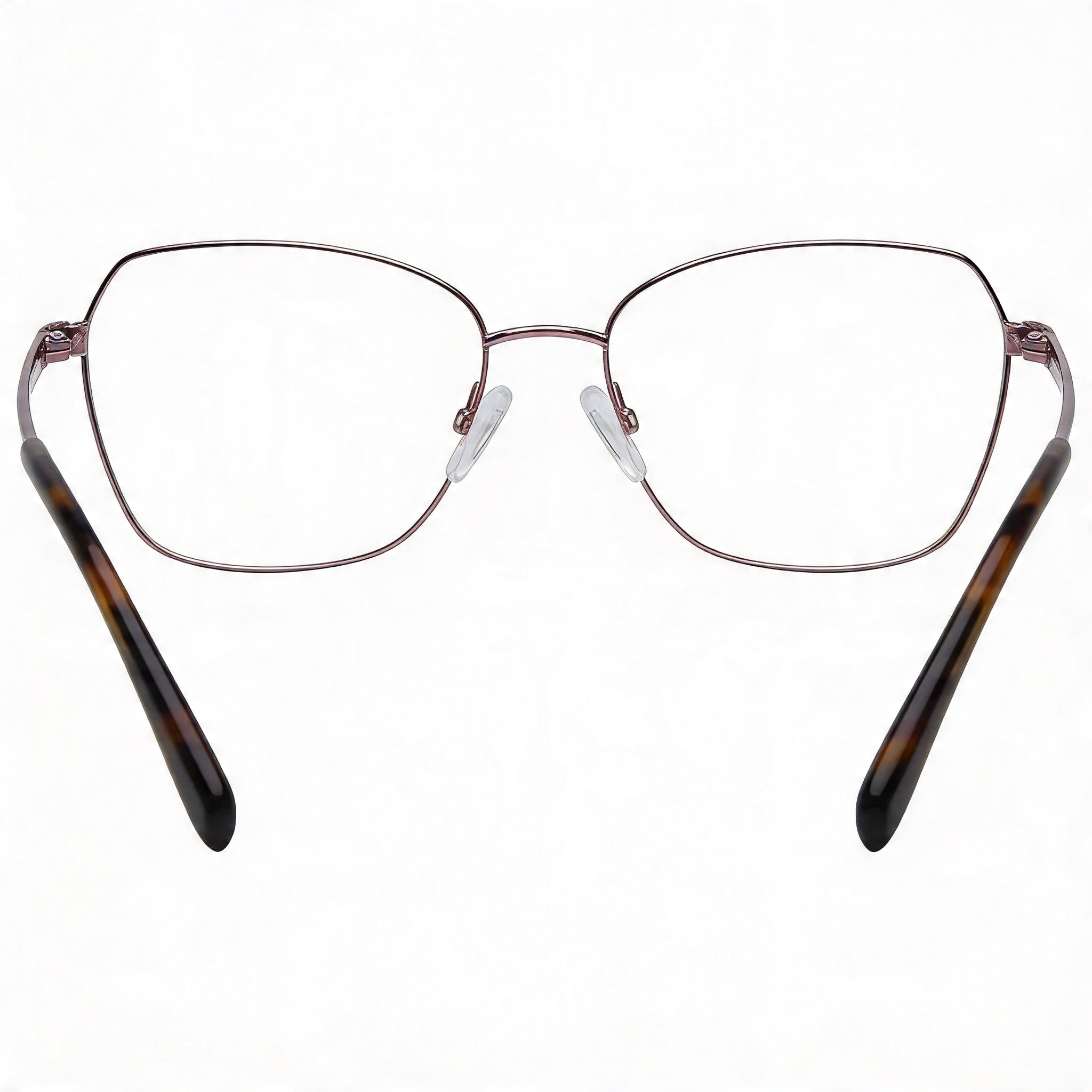 Adensco Classic Men's Violet Metal Frame Eyeglasses with Multicolor Polycarbonate Lenses, Size 53-16-135, Photo 4