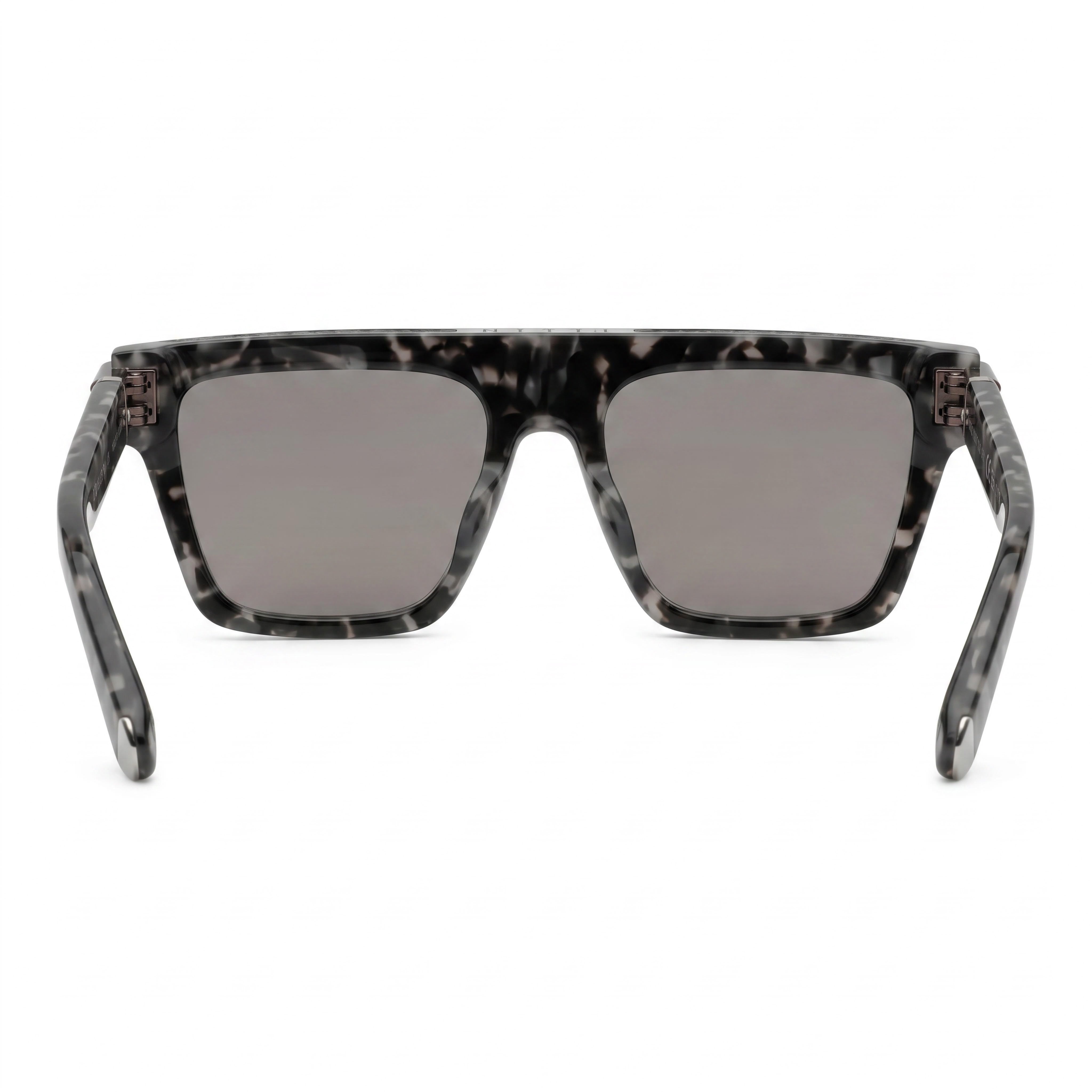 Gafas de sol unisex Philipp Plein Spp108v con montura de plástico multicolor, lentes de espejo ahumado y metal de pistola de 56 mm, protección UV, Photo 4