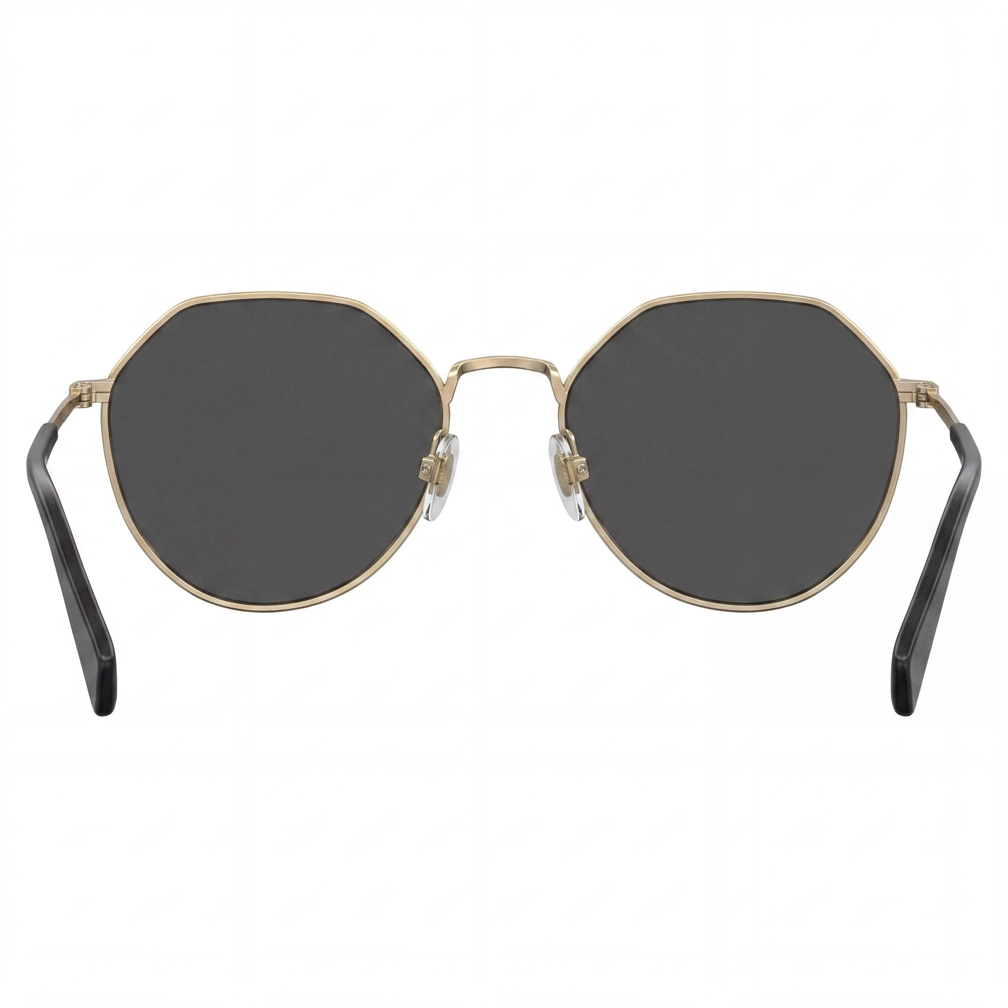 Levi's Lv 1020/S Women's Gold Stainless Steel Non-Polarized UV Protected Octagonal Sunglasses 57mm, Photo 4