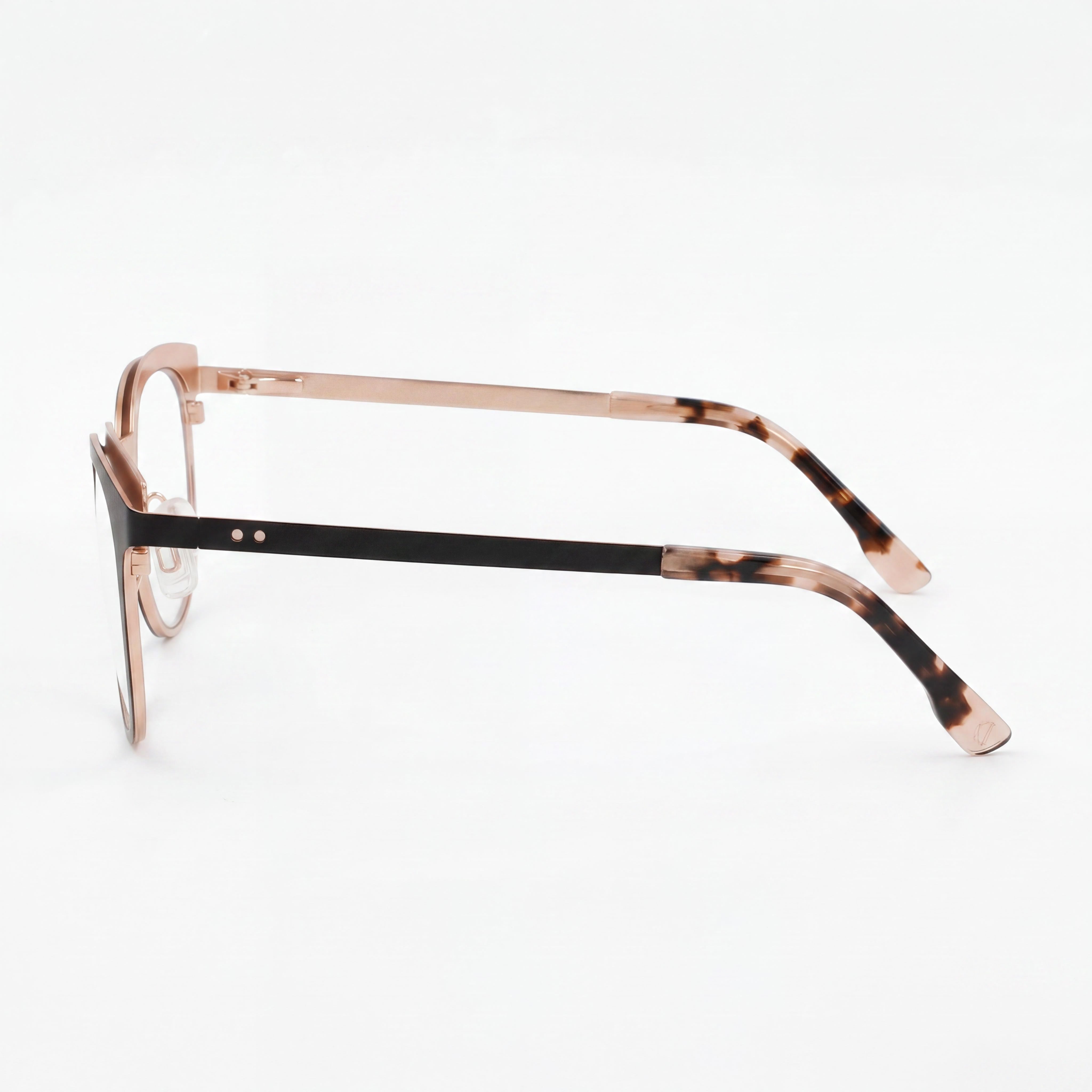 MCALLISTER Mc4541 Unisex Eyewear with Black Acetate Frame and Clear Non- Lenses 49-18-140, Photo 2