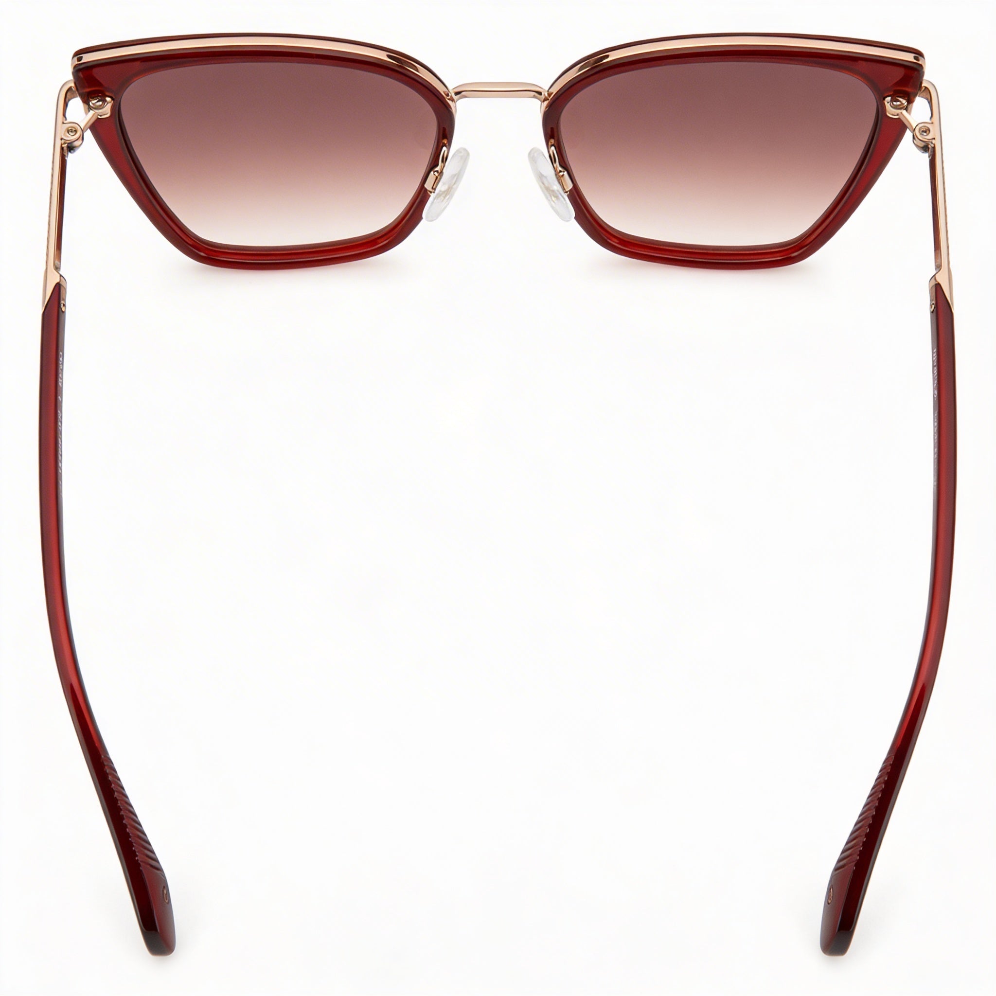 Gafas de sol Rag & Bone modernas para mujer, montura de metal burdeos, protección UV no polarizada, ancho de lente de 56 mm, Photo 2