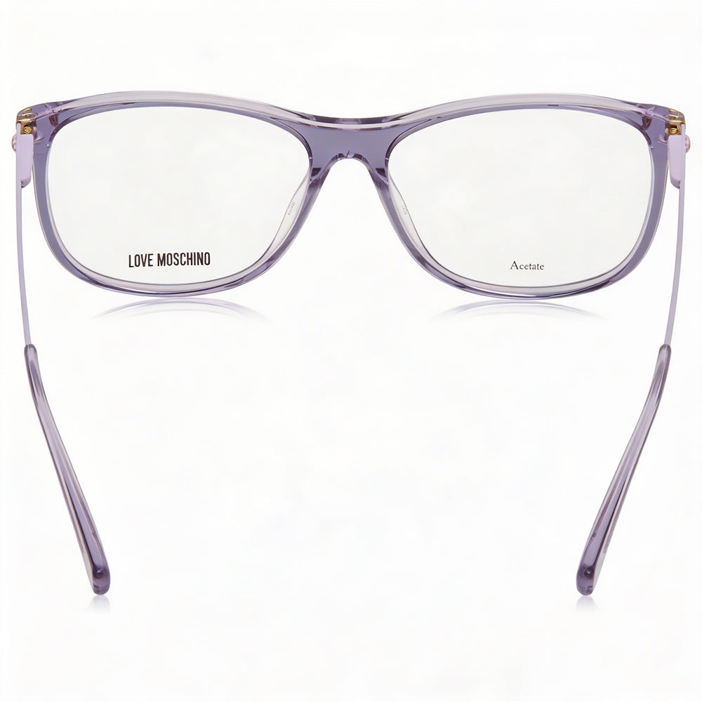 Love Moschino Modern Women's Violet Lilac Acetate Sunglasses 55mm