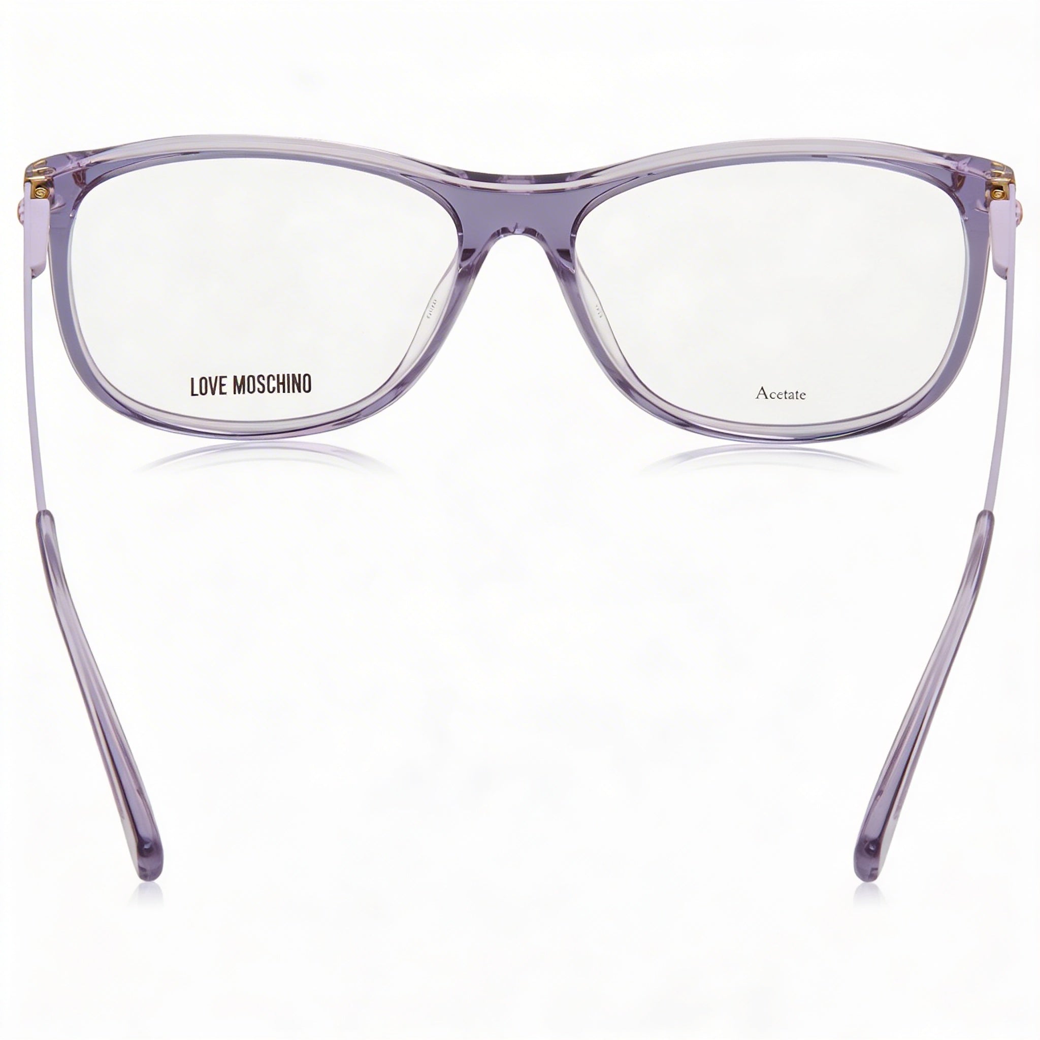 Gafas de sol de acetato Love Moschino Modern para mujer, color violeta lila, 55 mm, Photo 3