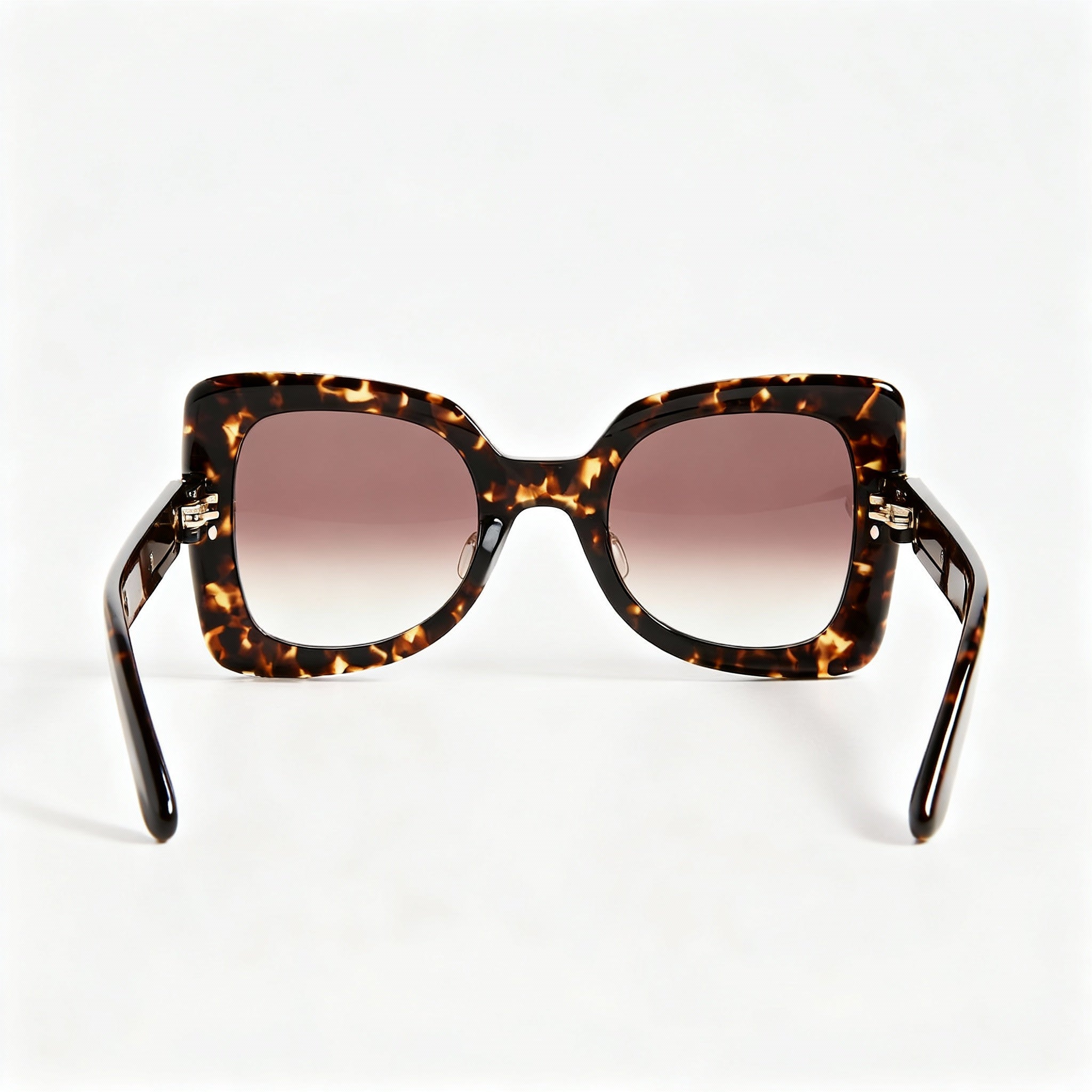 Isabel Marant Trendy Acetate Women's Oversized Square Sunglasses, Havana Brown, Gradient, UV Protected, Non-Polarized 52mm