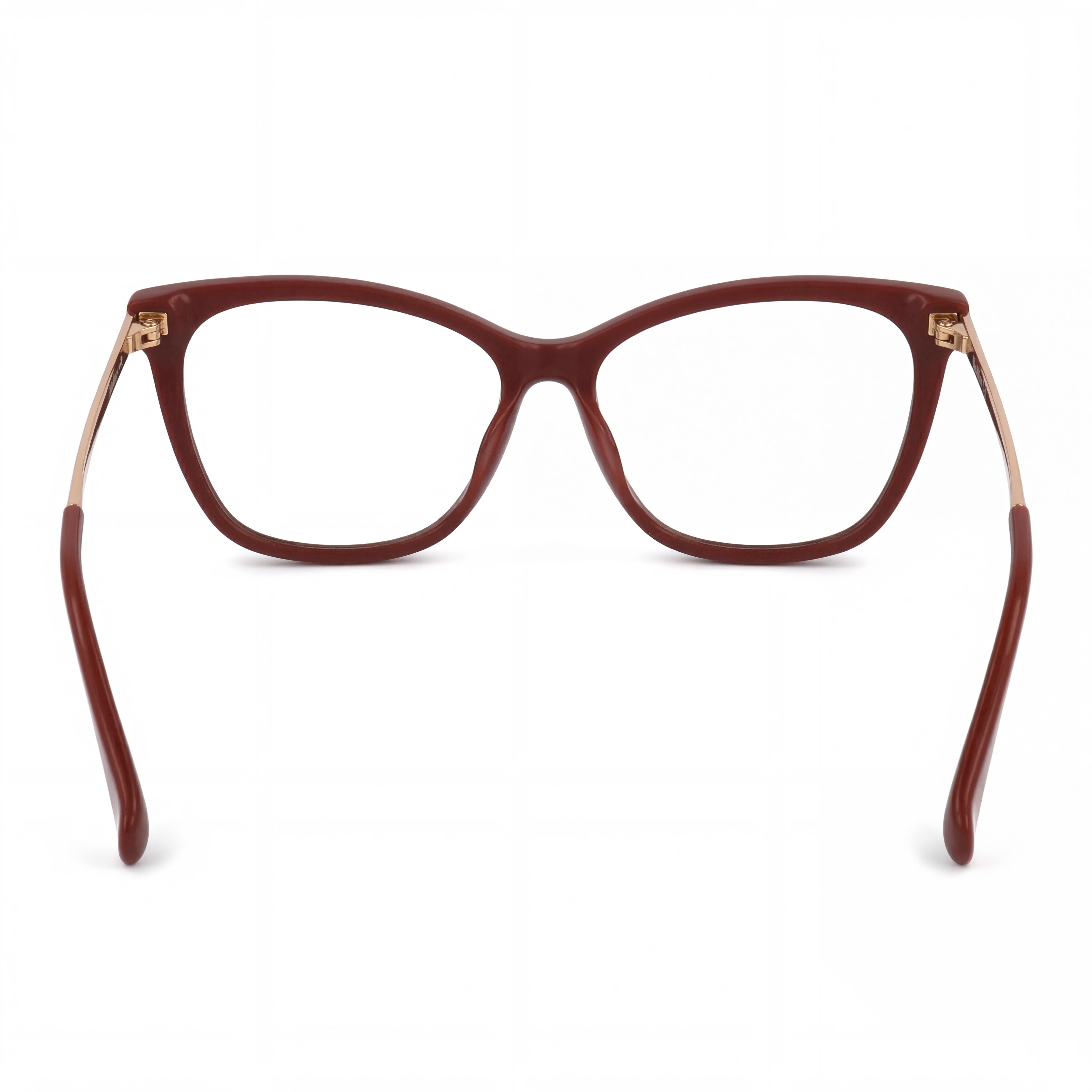 MaxMara Mm5009 Women's Red Acetate Eyeglasses Frame 54-14-140, Photo 4