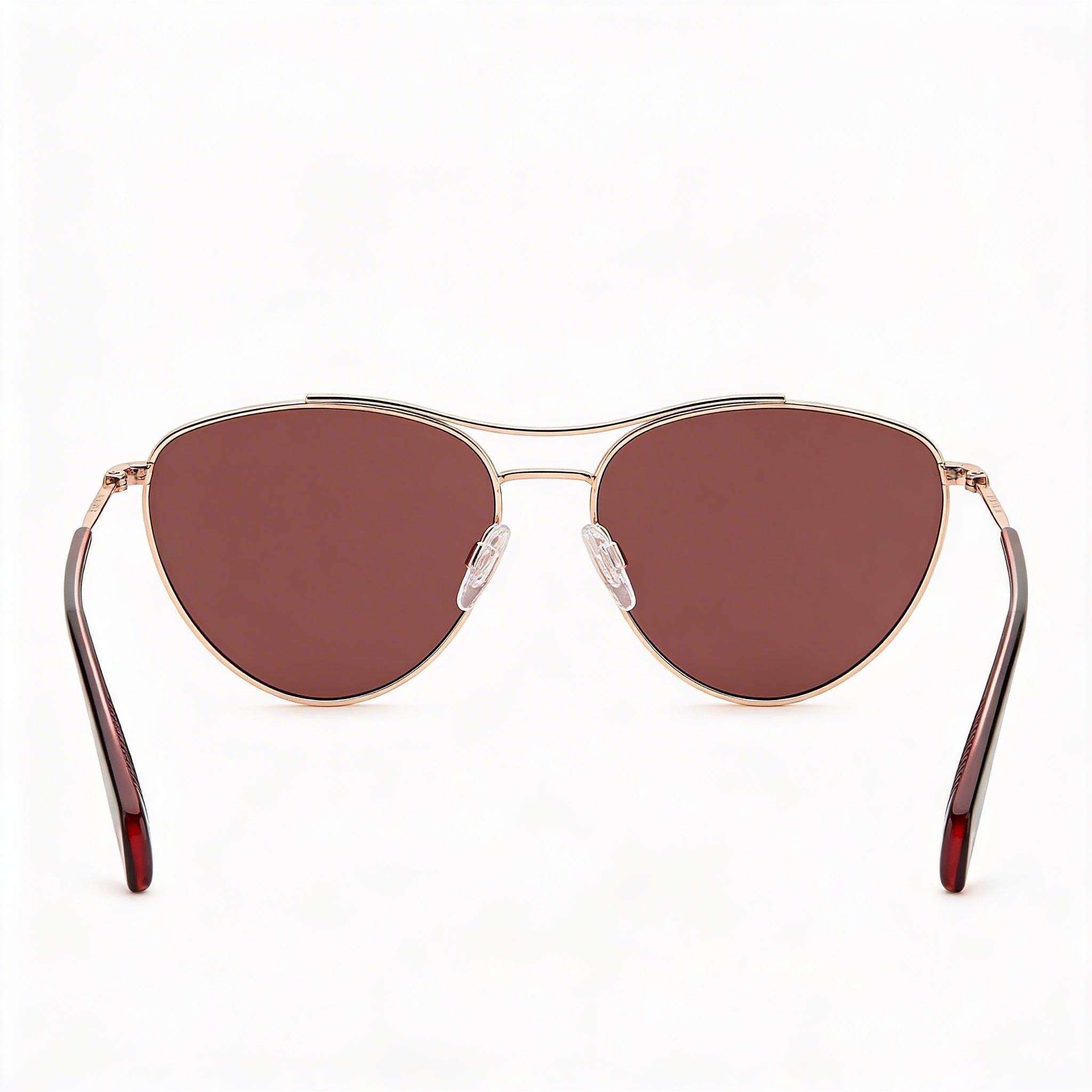 Rag & Bone Women's Modern Pilot Alloy Steel Frame Red Gold Polycarbonate UV 400 Sunglasses 58mm, Photo 4