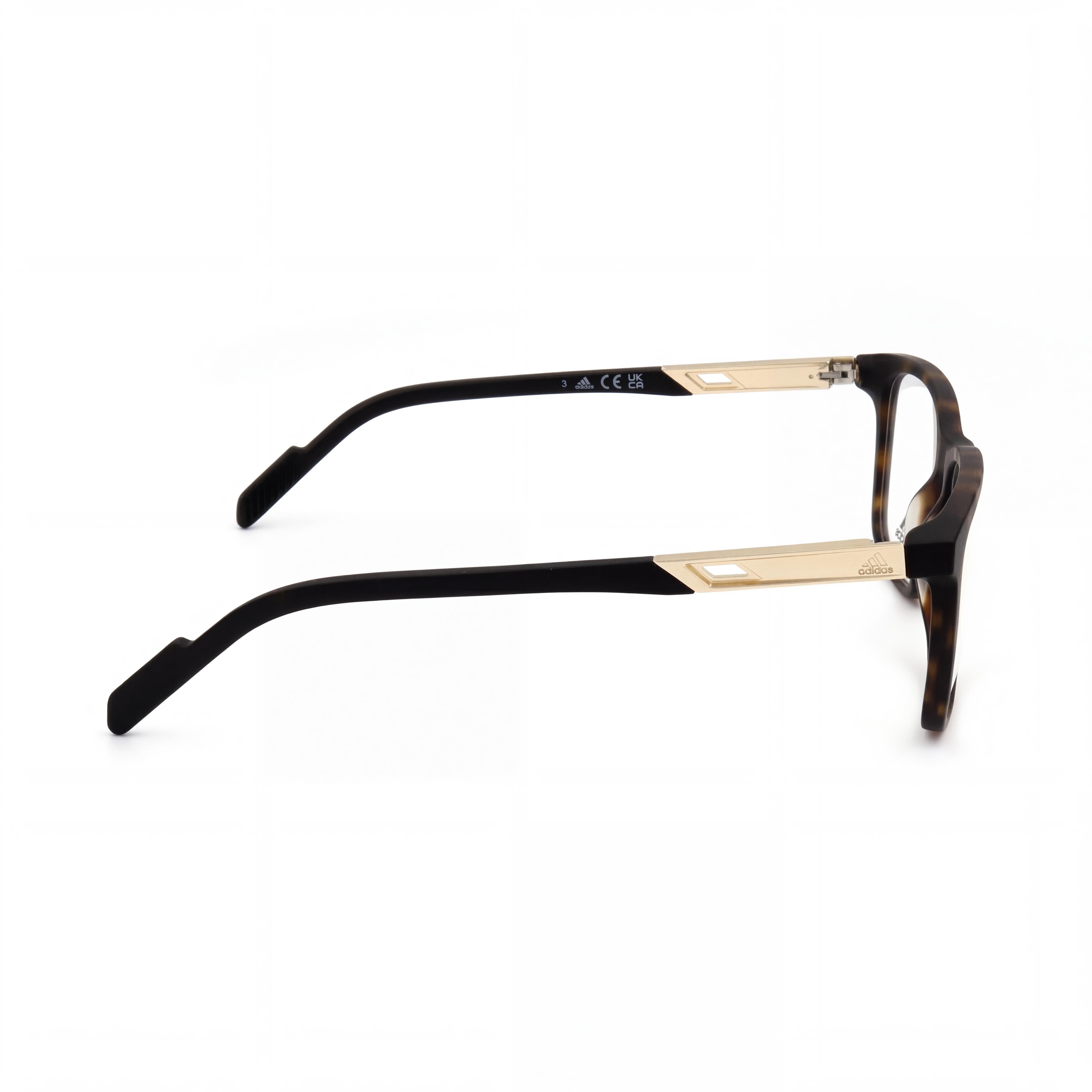 Gafas Adidas Unisex Casual con Montura de Acetato Habana Oscuro y Lentes Transparentes no Polarizadas 53-15-145, Photo 2