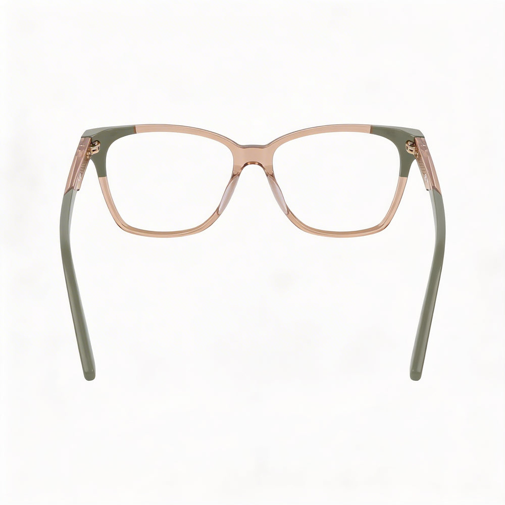 Gafas Nike 7179 de metal para mujer con montura color salvia arena y lentes transparentes sin polarizar, 53-16-140