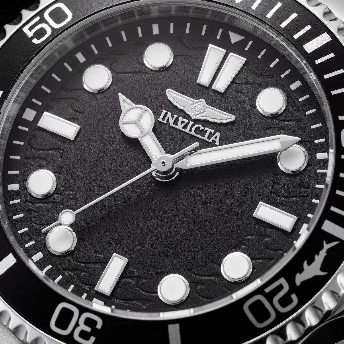 Reloj de cuarzo para hombre Invicta Pro Diver 49703, caja de acero inoxidable, esfera gris, 43 mm, resistente al agua 10 ATM, Photo 2