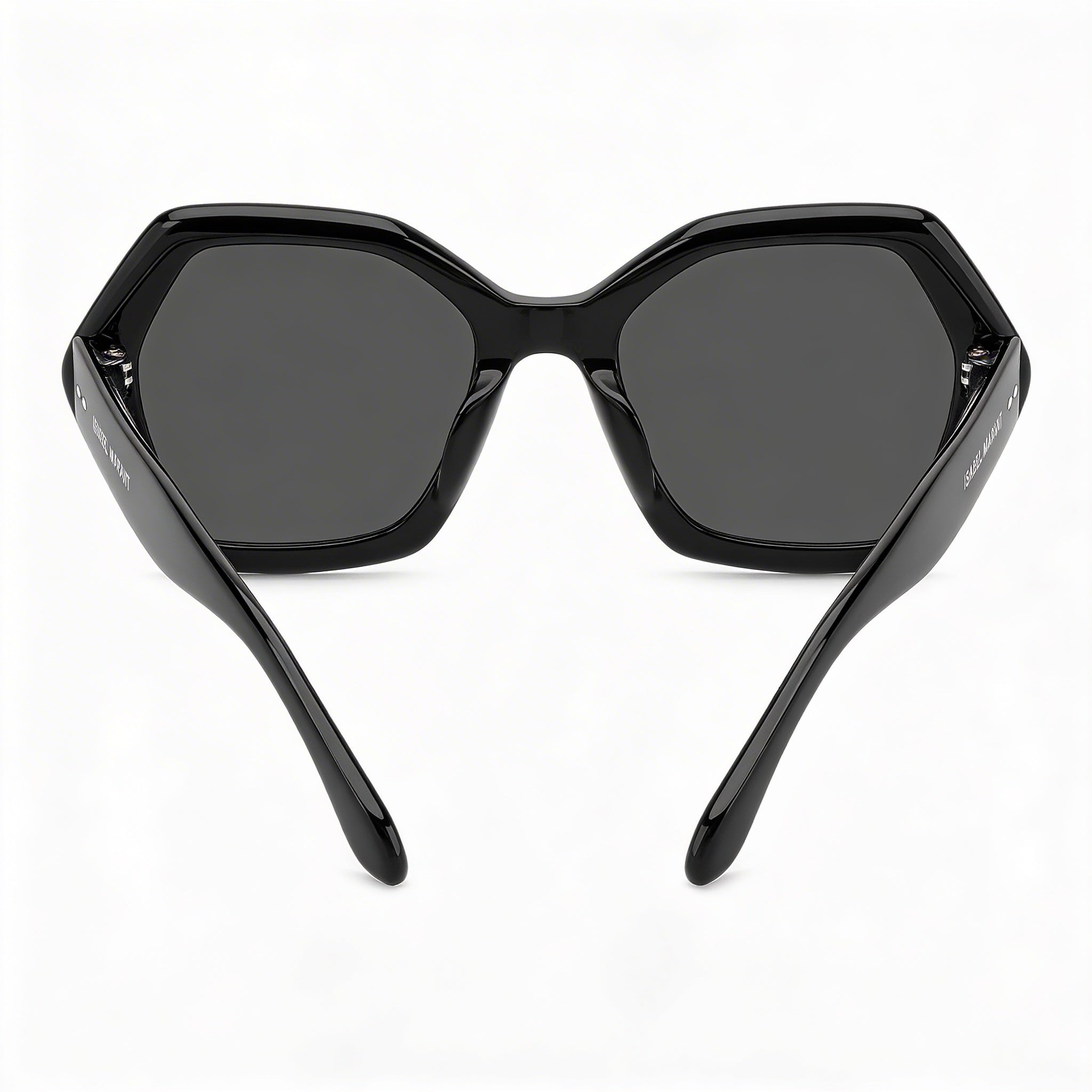 Isabel Marant Modern Women's Octagonal Black Acetate Polycarbonate Lenses UV Protection Sunglasses 53-22-145, Photo 3