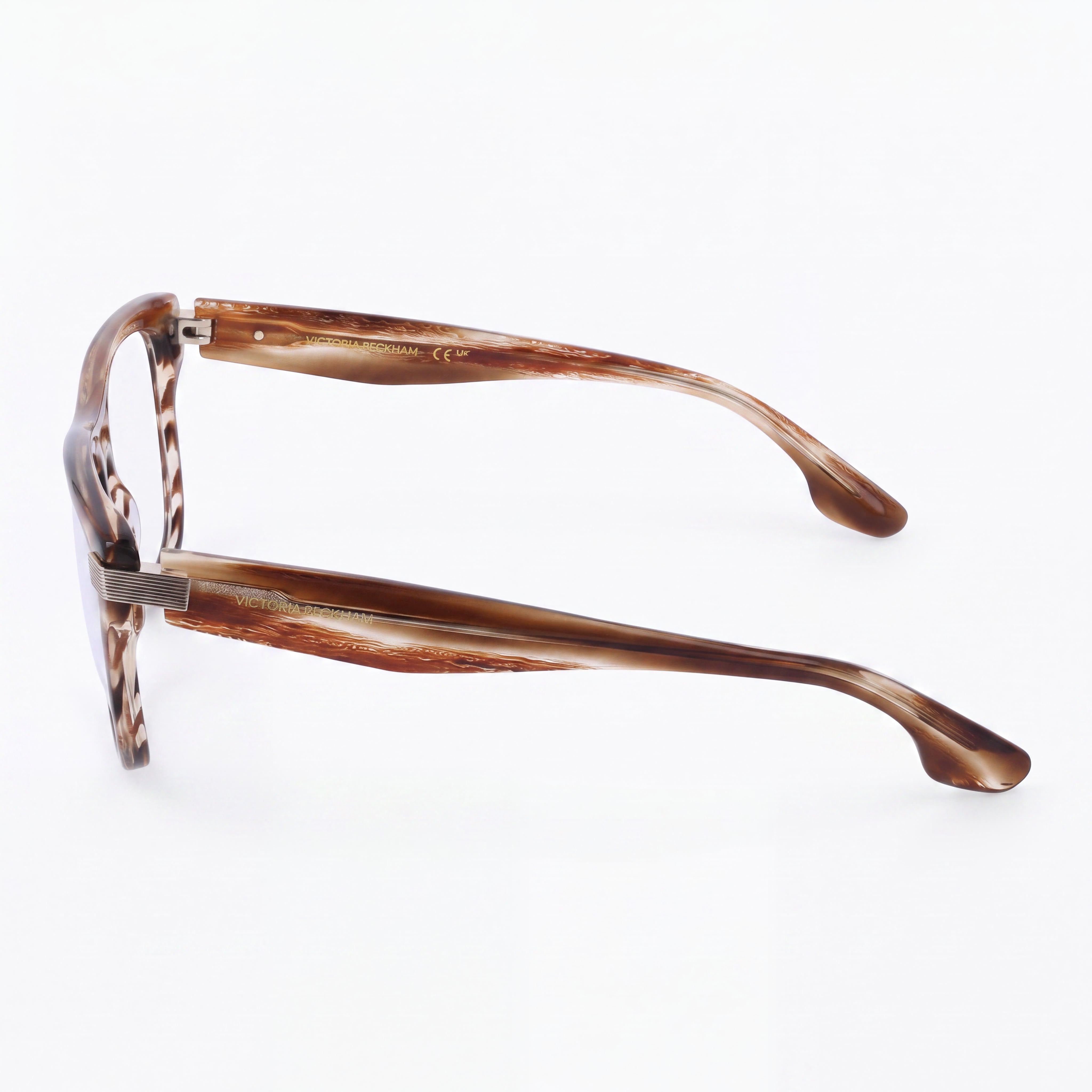 Victoria Beckham Vb2676 Montura de Gafas Oftálmicas para Mujer en Cuerno Marrón Claro, Lente de 53mm, Puente de 16mm, Patilla de 140mm, Photo 2