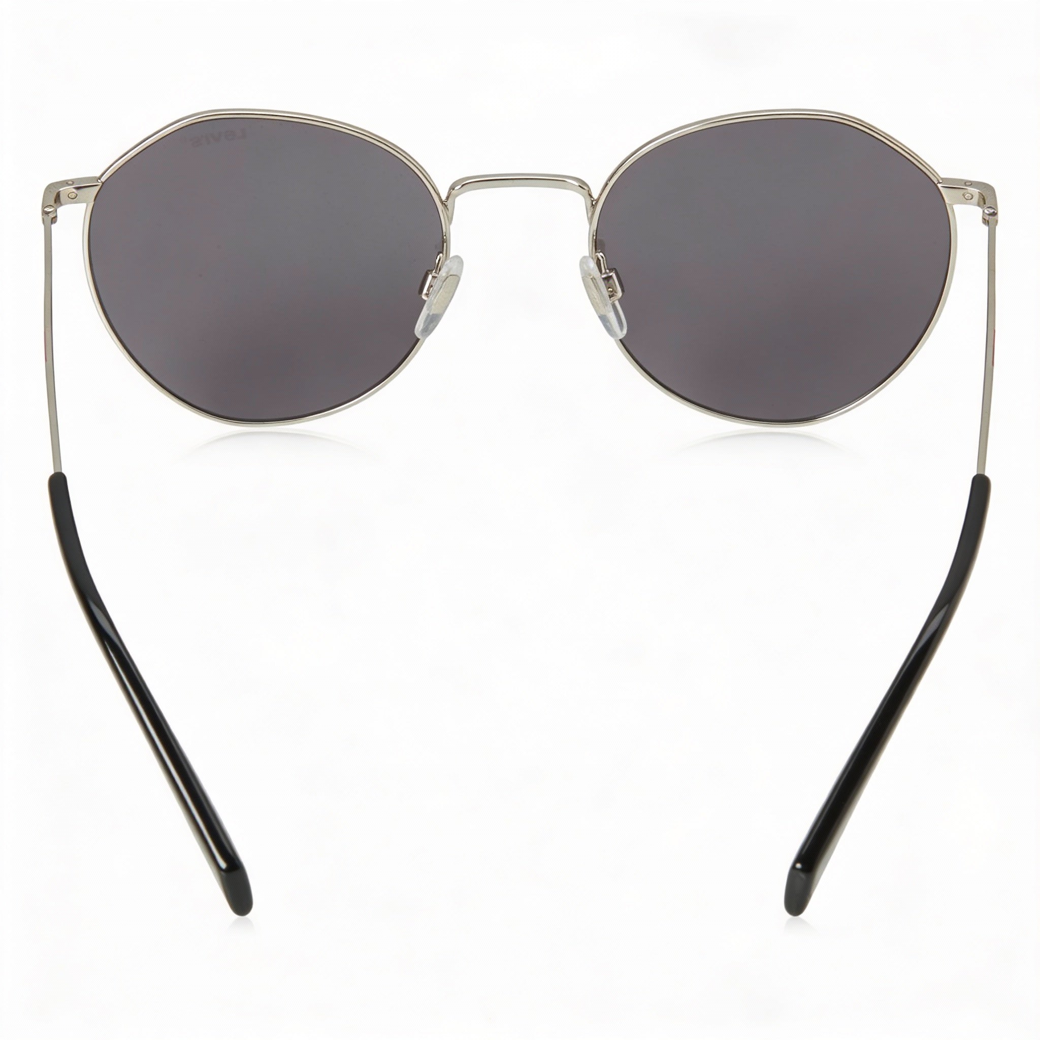 Levi's Modern Women’s Palladium Stainless Steel Frame and Lens UV Protection Sunglasses, 54mm Lens Width, Photo 4