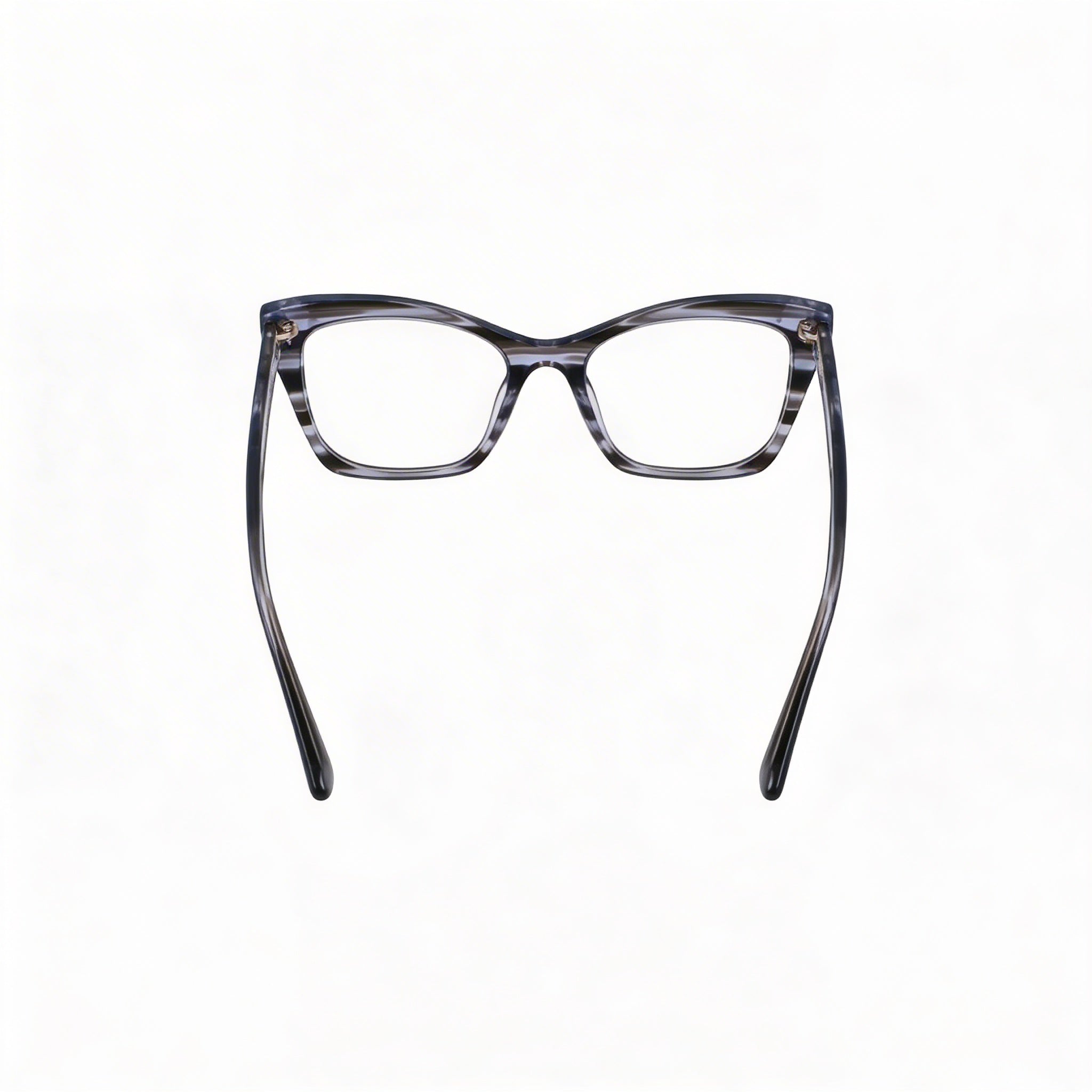 Montura de acetato para mujer KARL LAGERFELD Modern KL6134 en gris a rayas con lentes no polarizadas de 52 mm, Photo 4