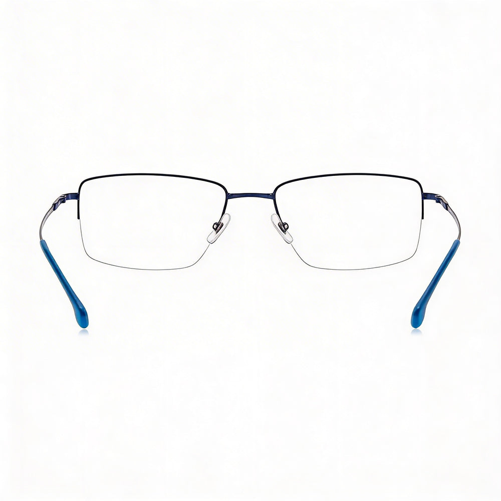Gafas de sol polarizadas unisex Carrera 8895 con marco de metal azul mate y ancho de lente de 55 mm
