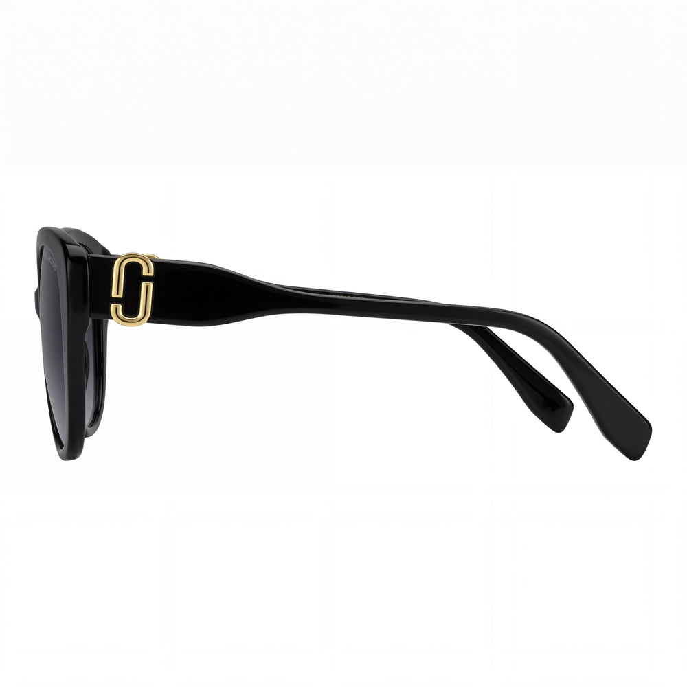 Marc Jacobs MARC 791/F/S Men's Casual Black Acetate Non-Polarized Dark Grey Shaded Sunglasses 57mm