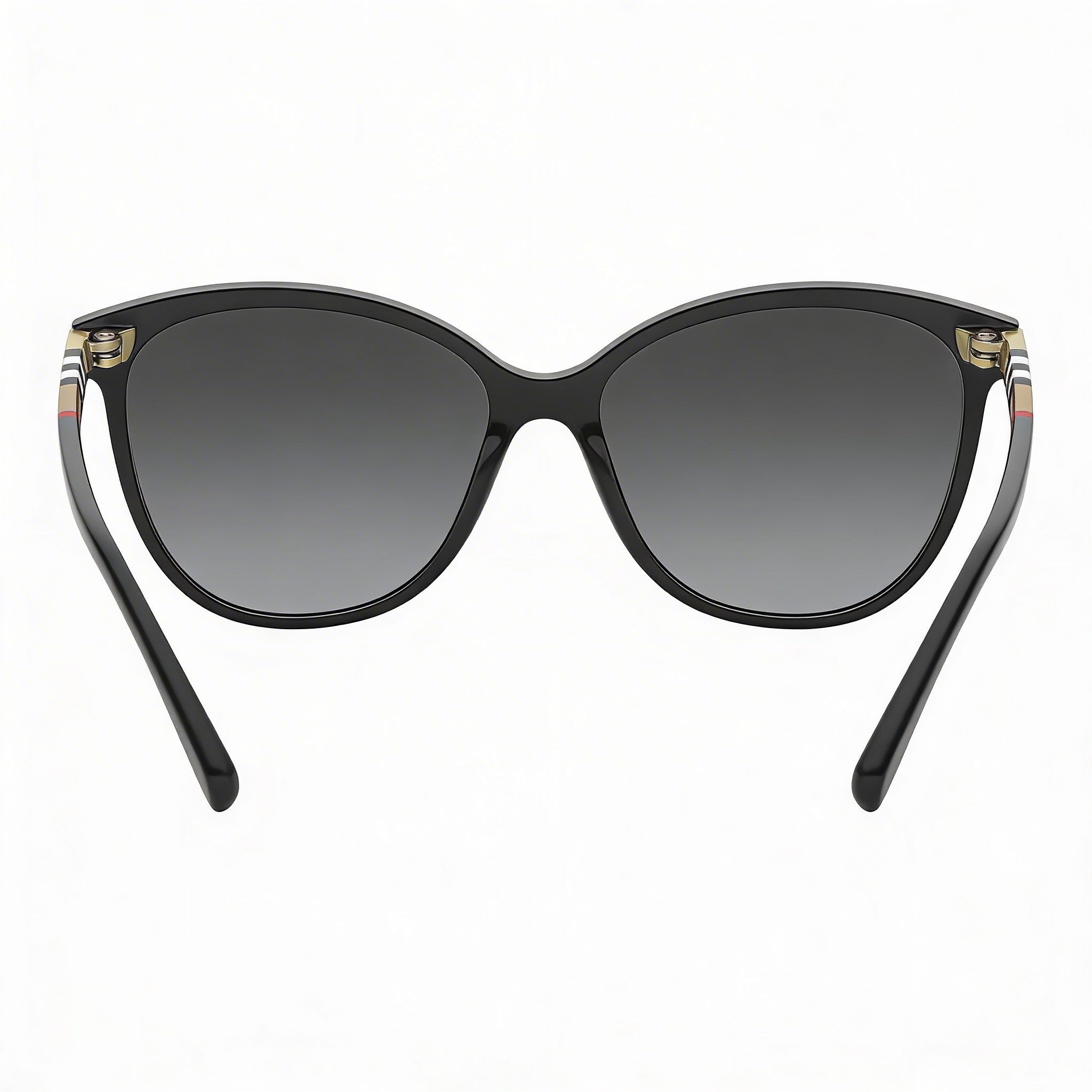 Burberry 0BE4216 Women's Black Plastic Cat Eye Grey Gradient UV Protected Lenses 57mm, Photo 2