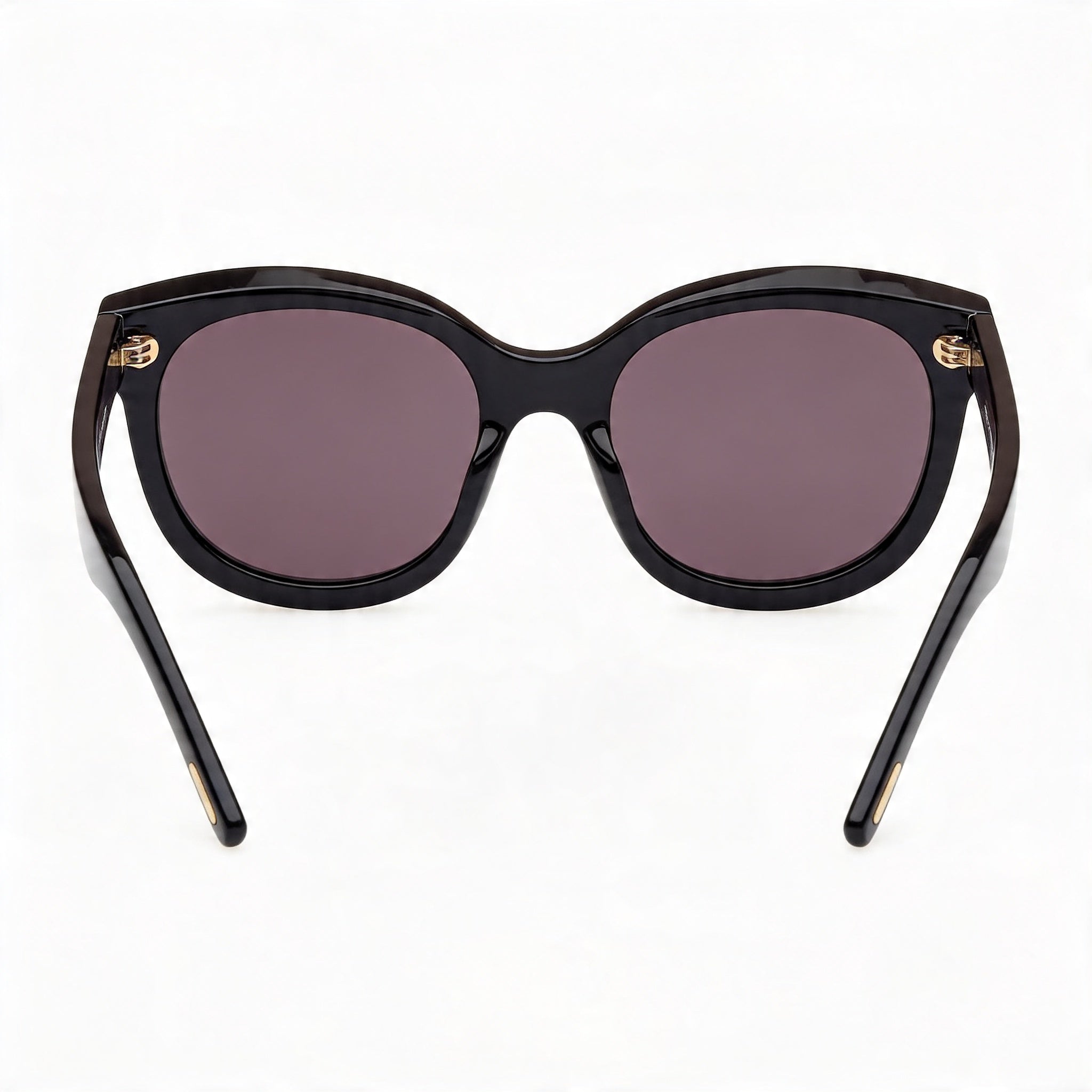 Tom Ford Tamara FT1114 Gafas de sol para mujer con montura de plástico negro brillante, lentes ahumadas, protección UV del 100 %, 54 mm, Photo 2