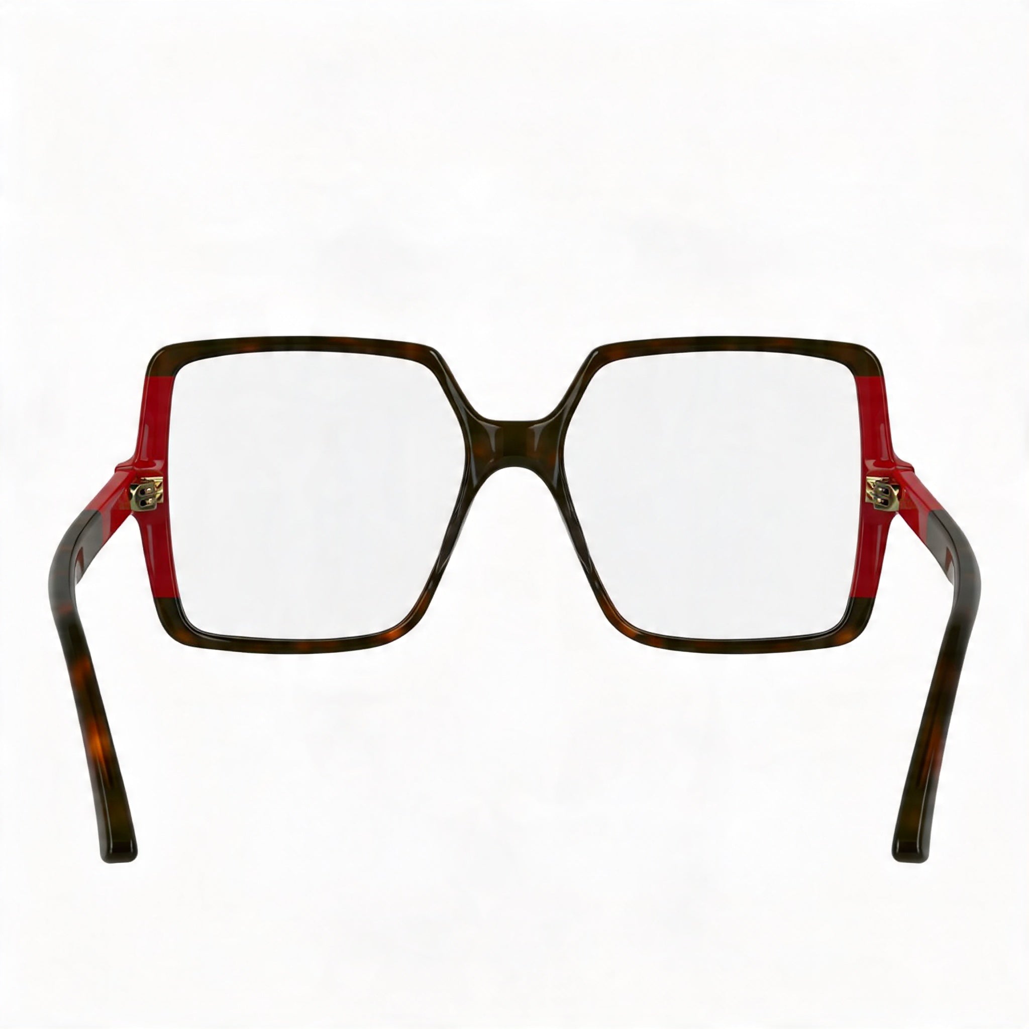 KARL LAGERFELD Kl6169 Women's Acetate Ophthalmic Frame Dark Tortoise Red with Polycarbonate Lenses 54mm, Photo 4