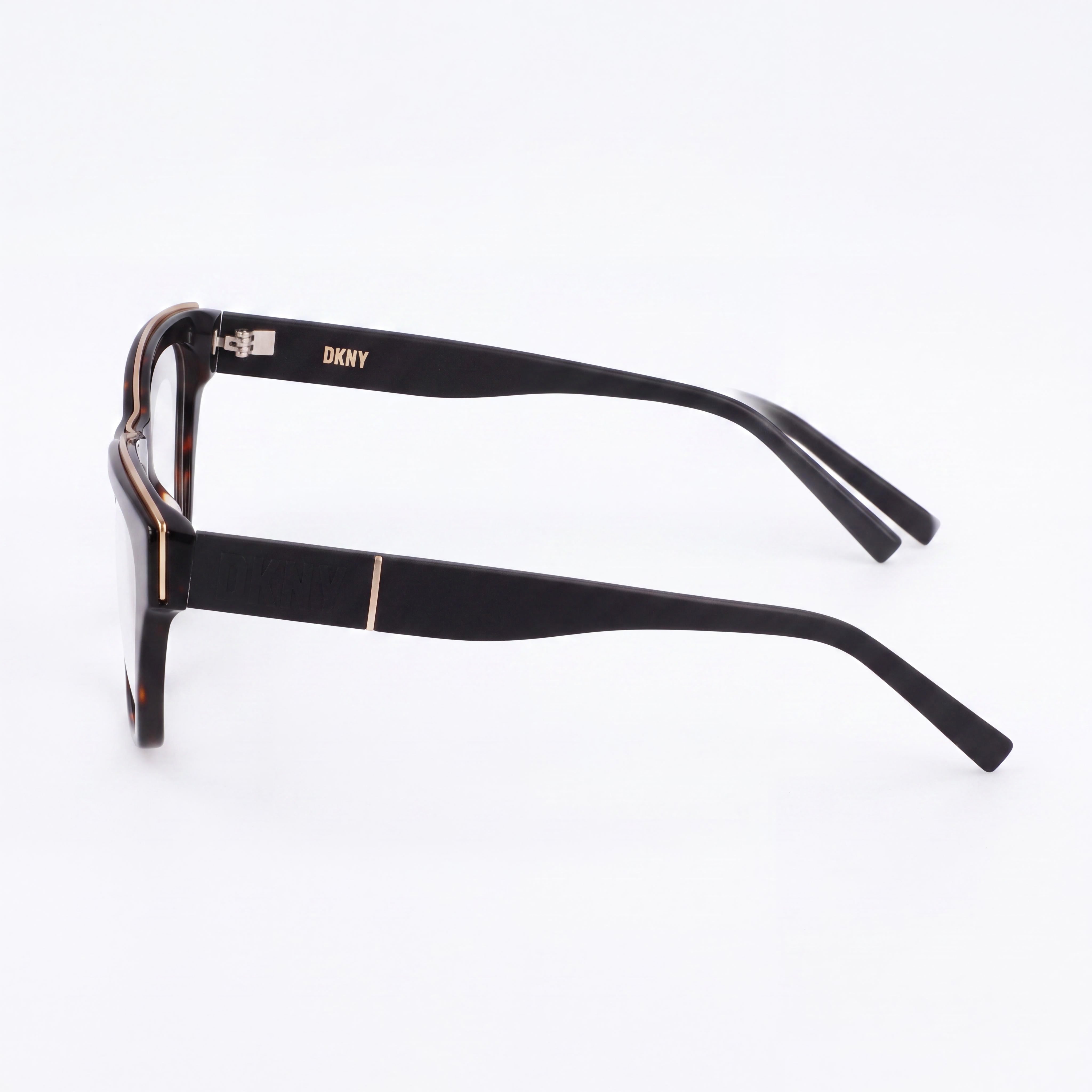 DKNY Classic Women's Sunglasses with Dark Tortoise Acetate Frame and Non-Polarized Lenses 54mm, Photo 3