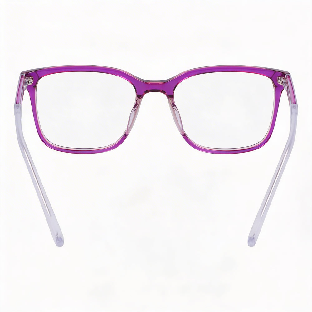 DKNY Dk5065 Unisex Sunglasses with Acetate Frame in Crystal Orchid Laminate and Polarized Polycarbonate Lenses 52mm