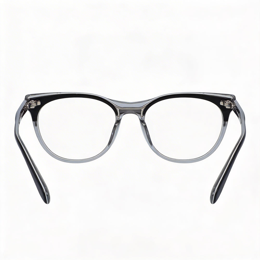 Calvin Klein Ckj19107 Gafas de Mujer con Montura de Acetato en Color Negro Cristal Ahumado y Lentes de Policarbonato de 52mm