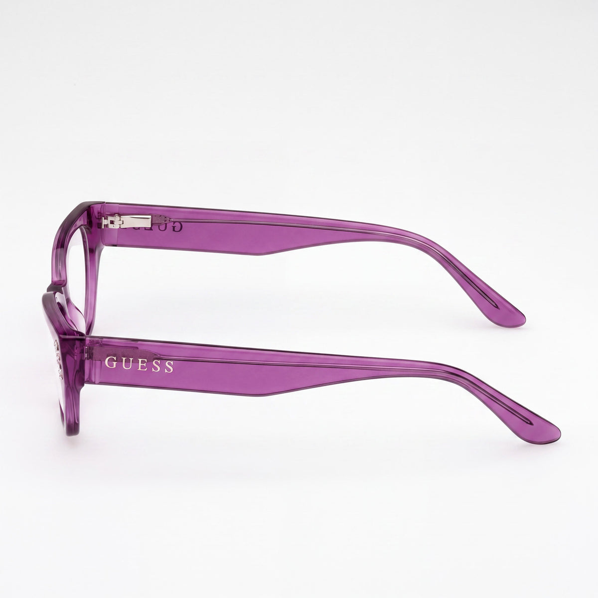 GUESS Modern Women's Violet Plastic Eyeglasses 51-16-145, Photo 2