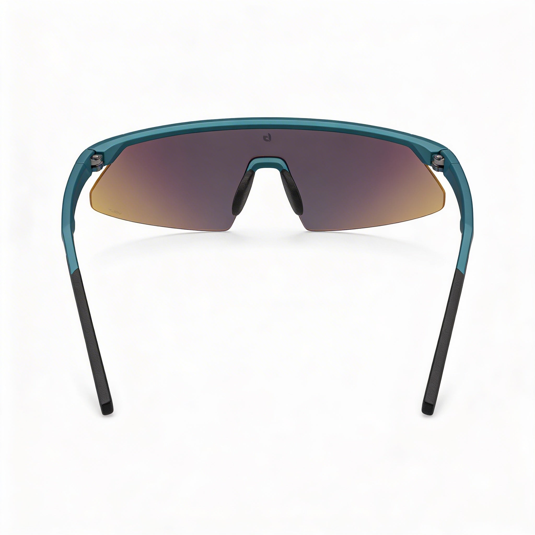 bollé MICRO EDGE Creator Unisex Teal Metallic-Volt Ruby Acrylic Frame Glass Lens Non-Polarized Sunglasses, Photo 3