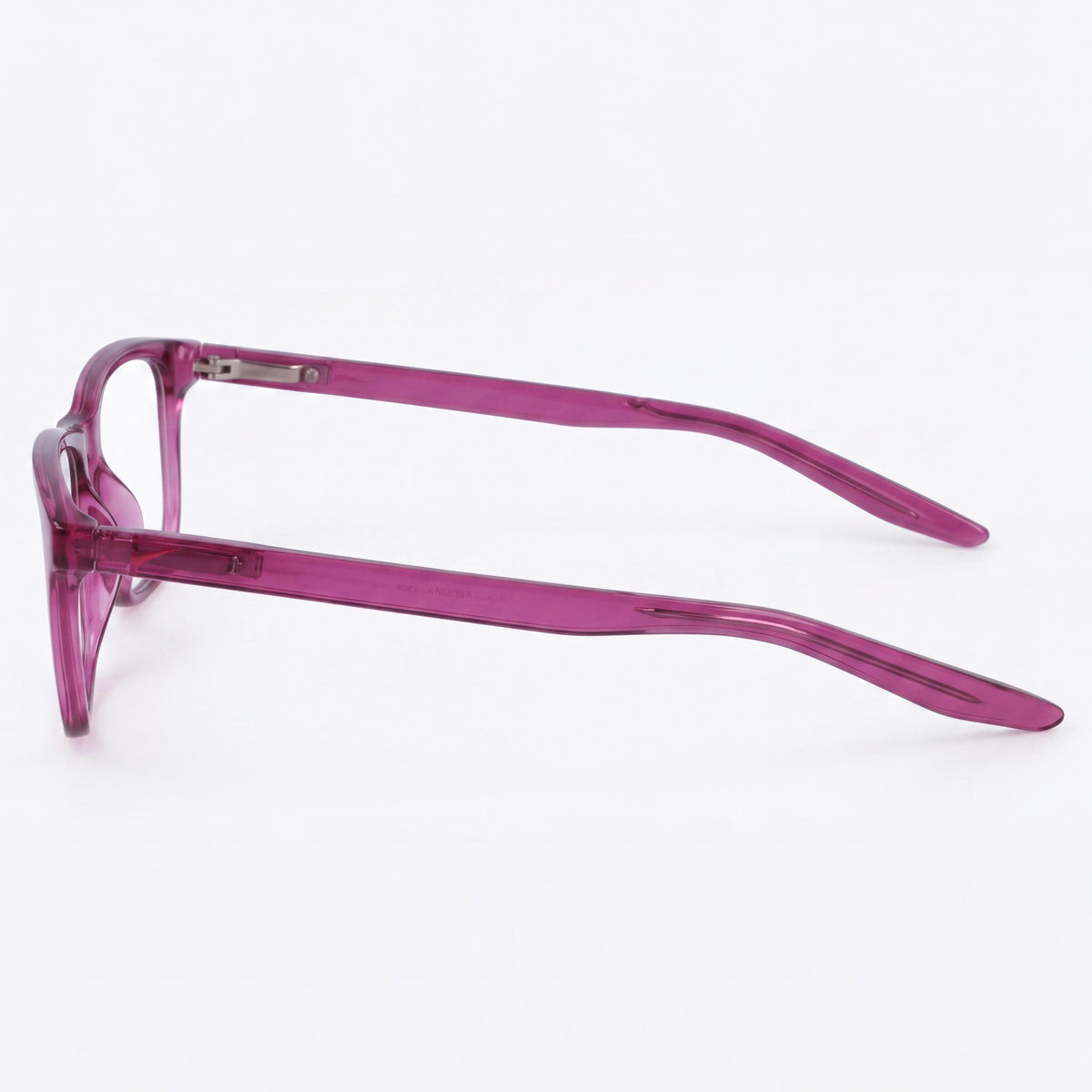 Nike Lentes Ópticos de Metal Contemporáneos Unisex, Acero Inoxidable, True Berry 47-15-130, Photo 2