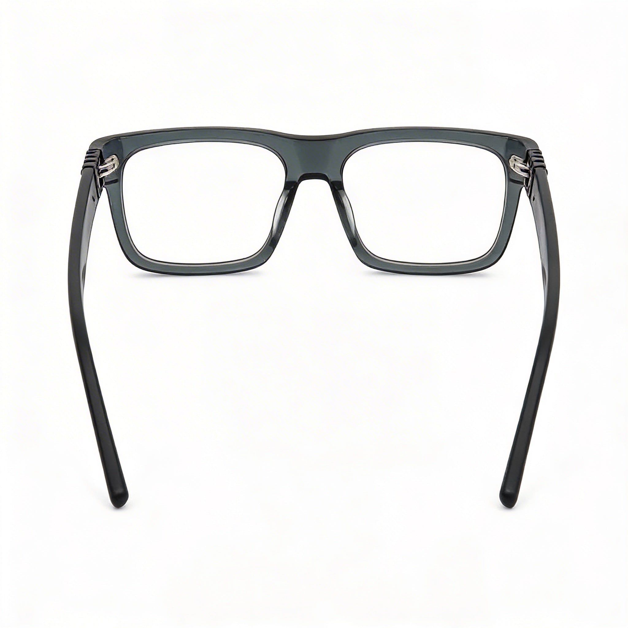 Montura de gafas rectangular para hombre Hugo Boss de la colección HUGO RECTANGULAR, modelo Hg 1257, acetato verde, 54 mm, Photo 3