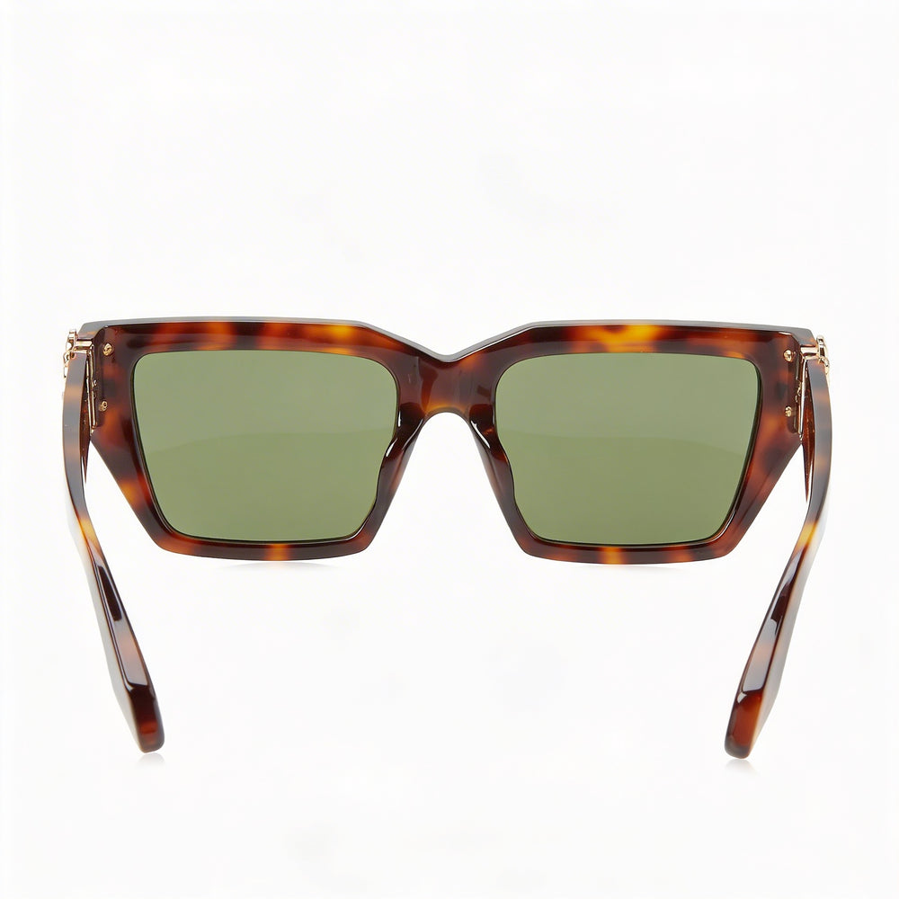 Just Cavalli Modern Women's Acetate Shiny Black Frame Gradient UV Protection Sunglasses with Bianco Neve Lucido Lenses 55mm