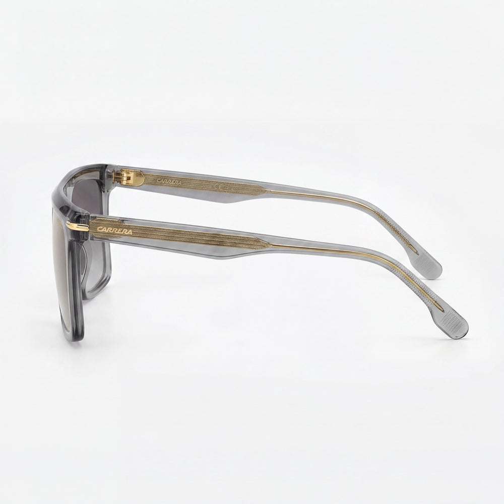 Carrera CARRERA 359/S Gafas de Sol de Acetato Gris para Mujer con Cristales Grises Degradados con Efecto Espejo Dorado 56mm