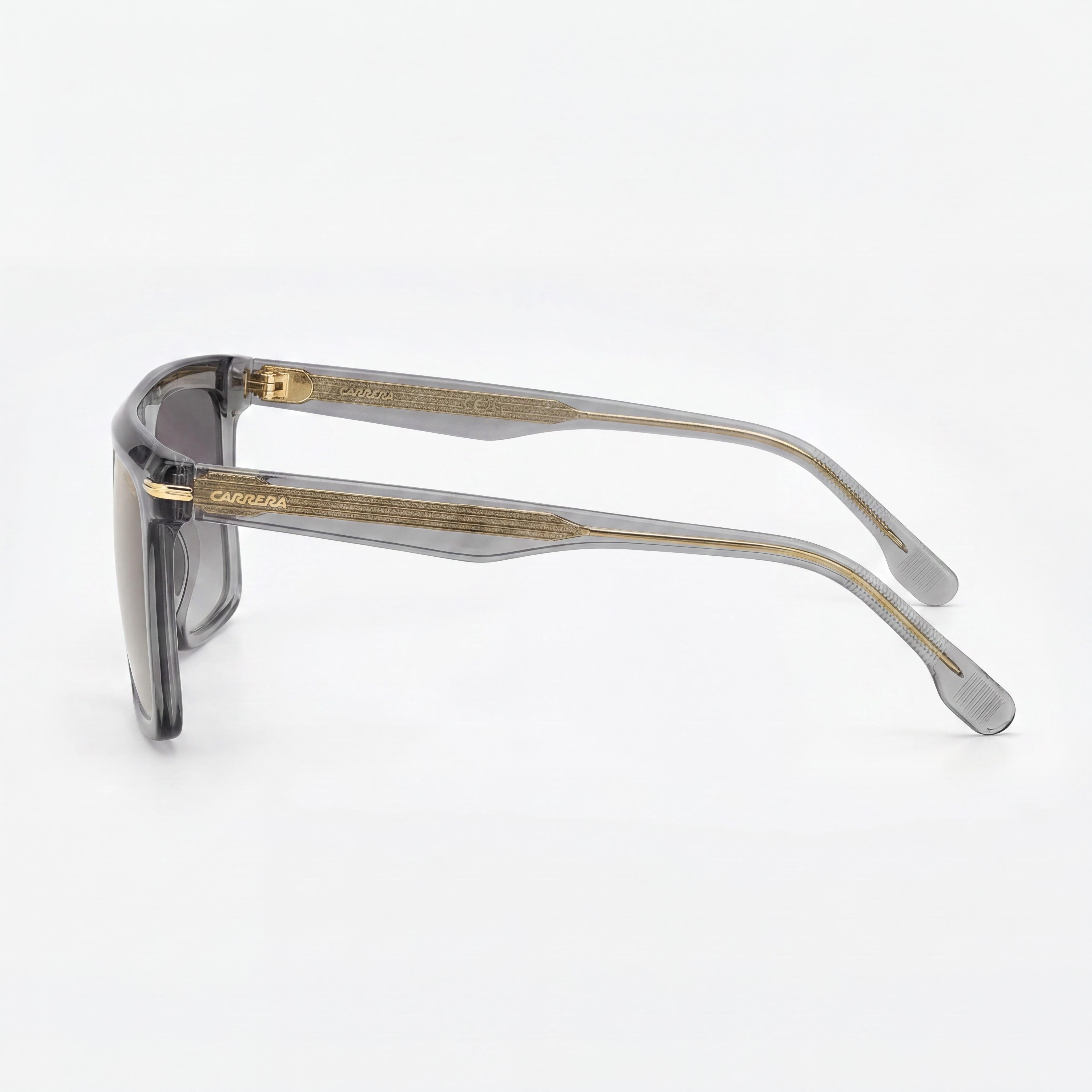 Carrera CARRERA 359/S Gafas de Sol de Acetato Gris para Mujer con Cristales Grises Degradados con Efecto Espejo Dorado 56mm, Photo 3
