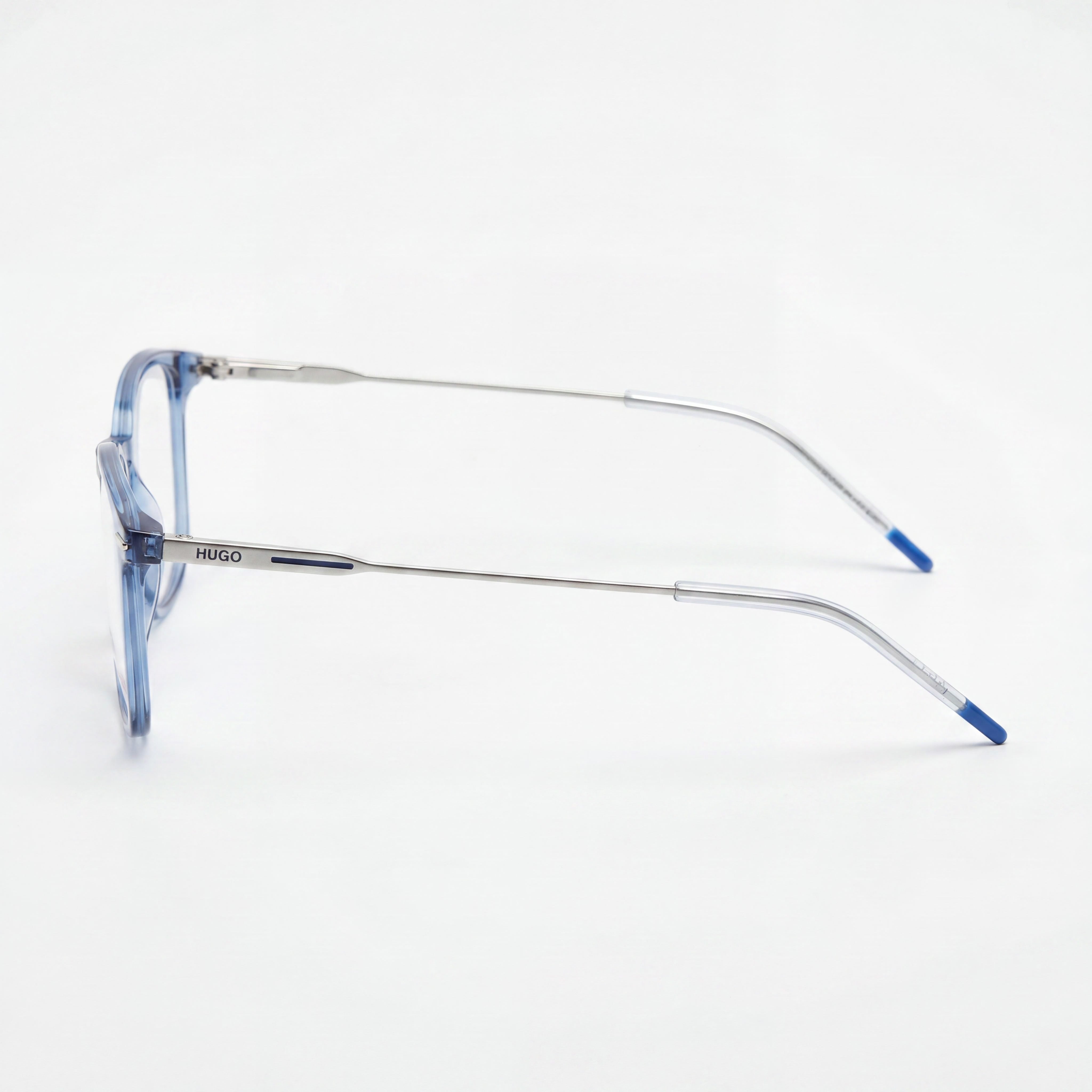 Gafas de sol Hugo Boss HG 1205 para mujer, estilo moderno, con montura de magnesio azul y lentes de policarbonato de 52 mm, Photo 2