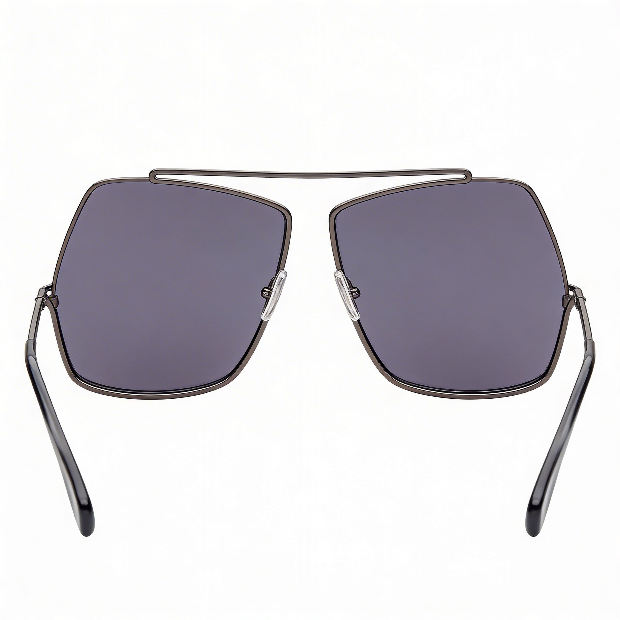 Gafas de sol MaxMara Classic para mujer, montura de metal dorado con lentes verdes, tamaño de los ojos: 64 mm, puente: 12 mm, patillas: 135 mm, Photo 2