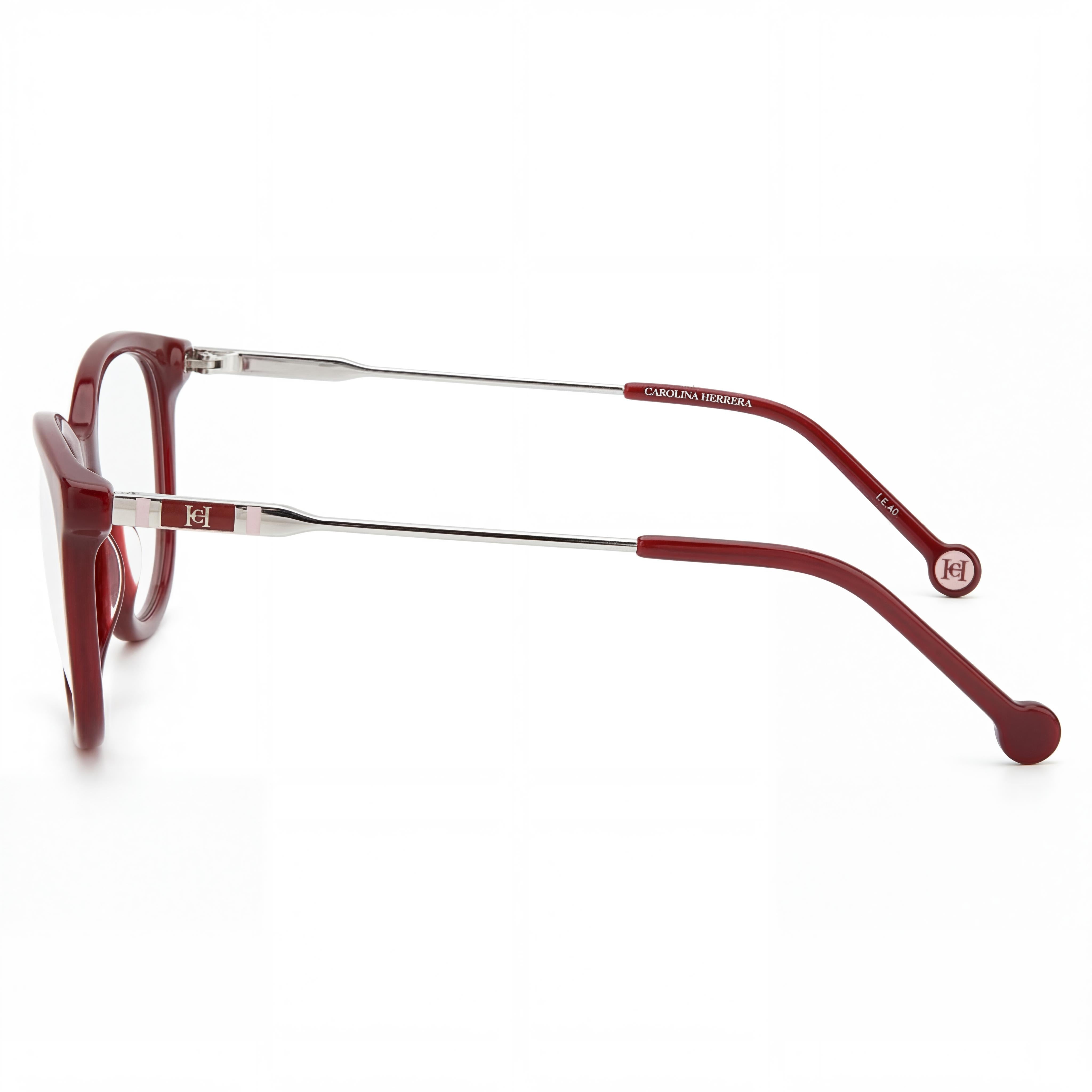 CAROLINA HERRERA 106105 Casual Women's Acetate Havana Frame Non-Polarized Eyewear with 53mm Lenses, Photo 2