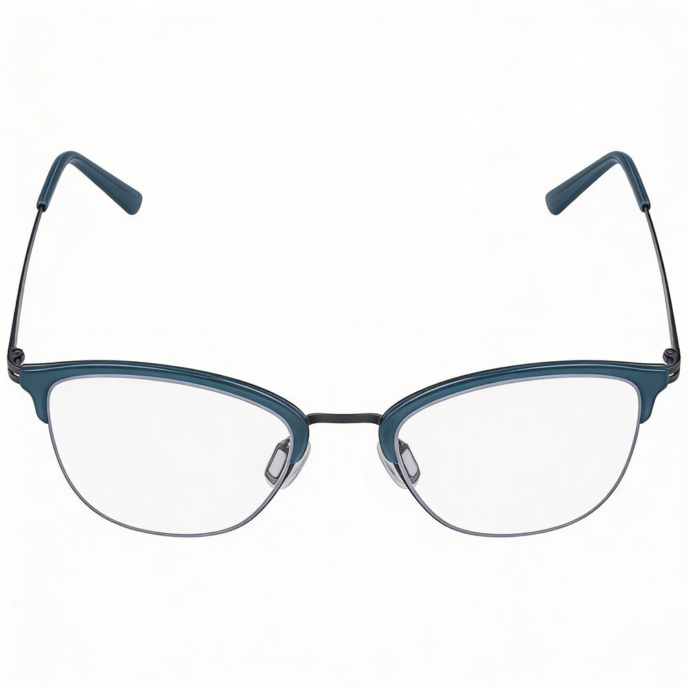 Gafas de sol Flexon W3023 para mujer, montura completa de acetato azul, lentes de policarbonato, talla 52-20-140