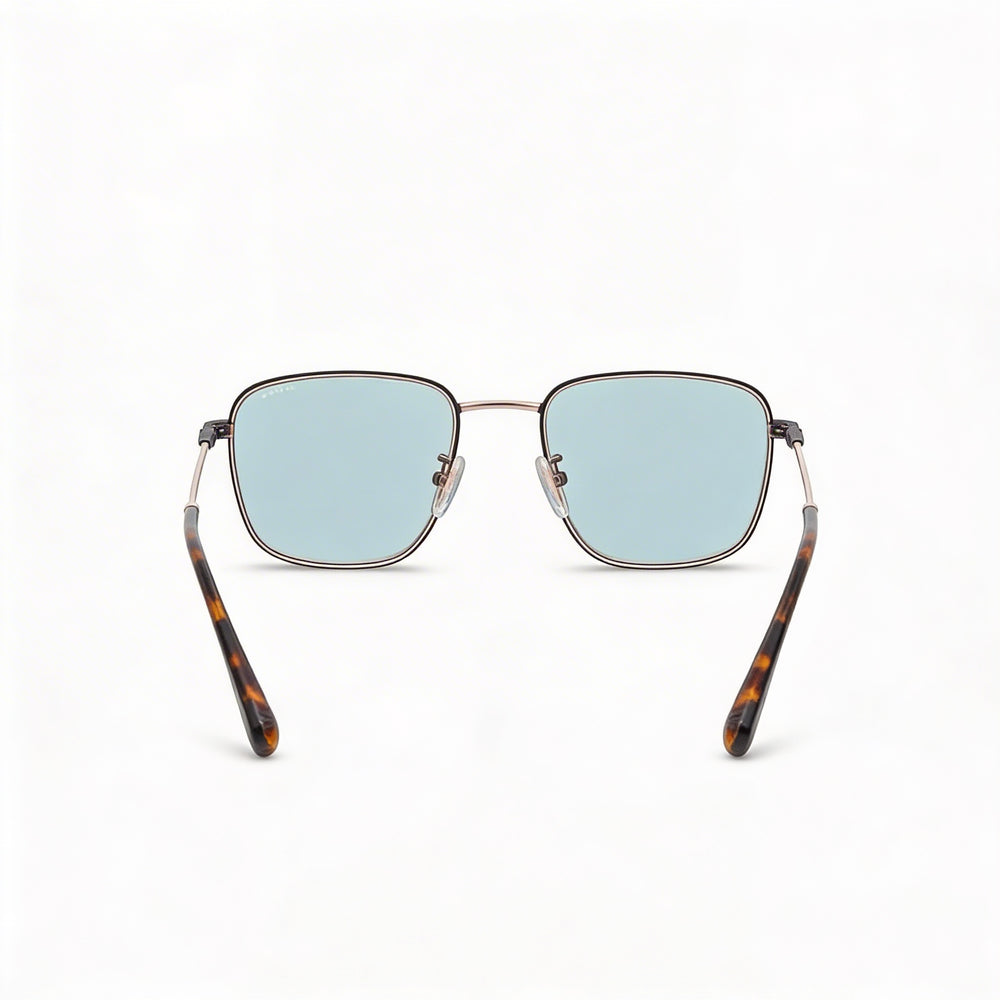 Police Men's Casual Rose Gold Stainless Steel Frame Sunglasses with Polycarbonate Lenses, Size 57-19-150