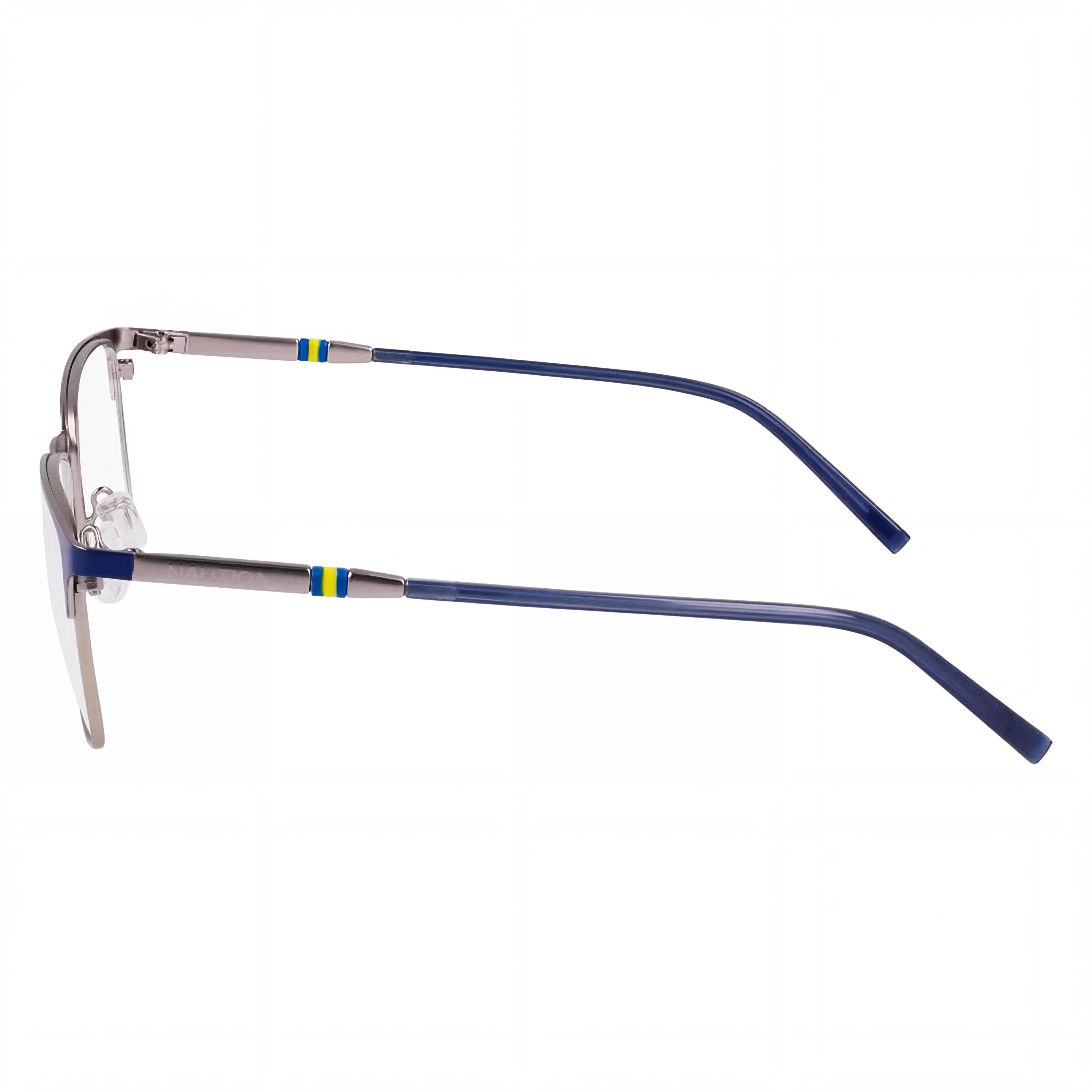 Monturas de gafas ópticas Nautica para mujer, color azul marino mate | Lentes transparentes de demostración listas para receta personalizada, Photo 3