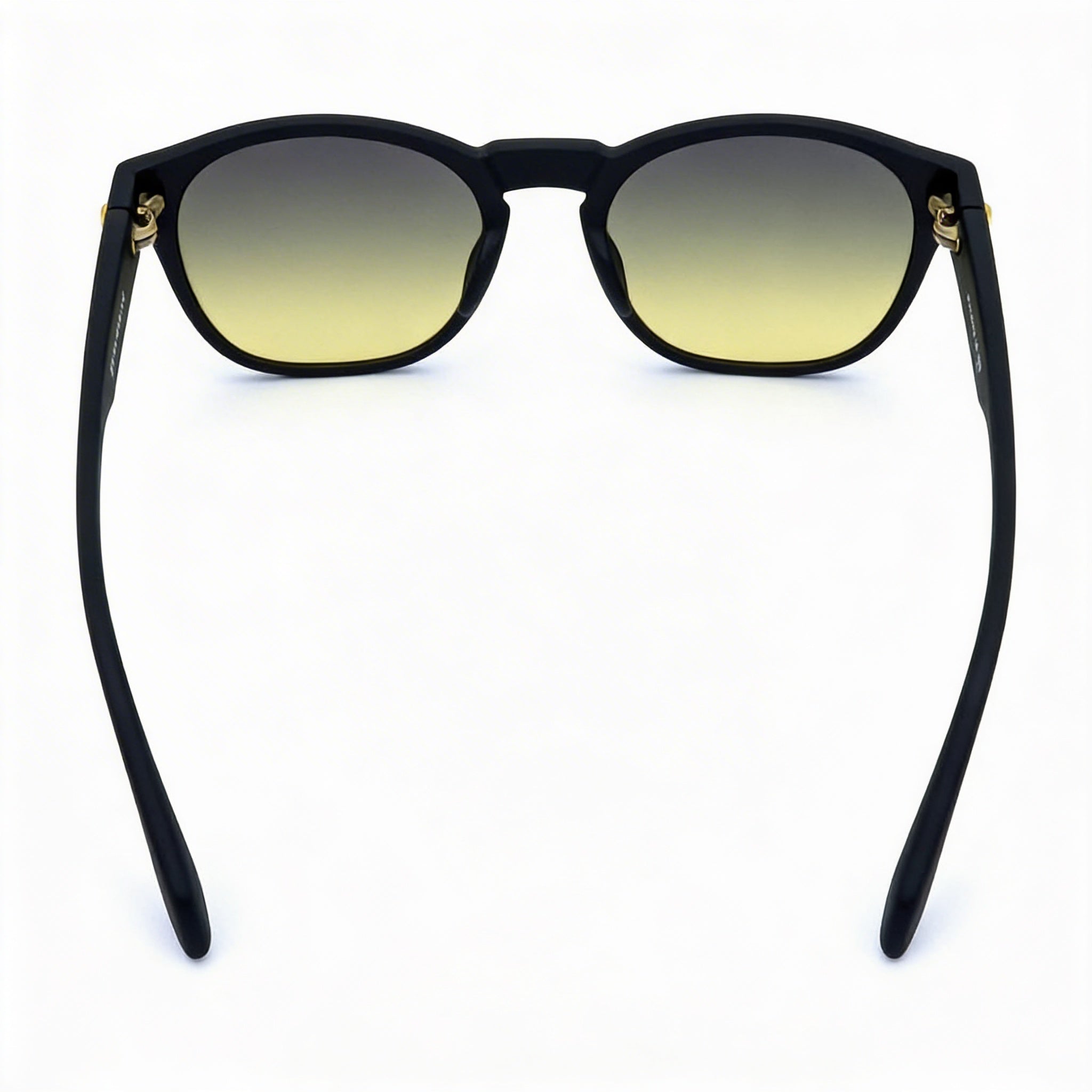 Gafas de sol unisex adidas Originals Classic con montura de acetato negro mate y protección UV en amarillo degradado de 54 mm, Photo 4