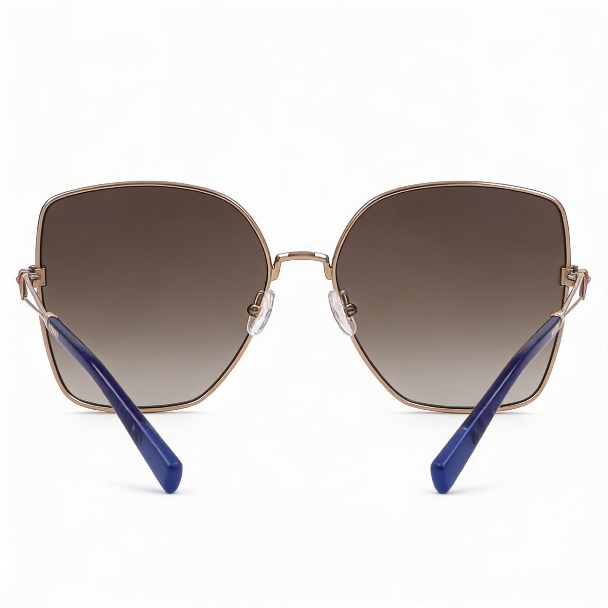 Gafas de sol Missoni Modern para mujer, con montura de acero inoxidable, color dorado y cobre, protección UV, 59 mm, Photo 3