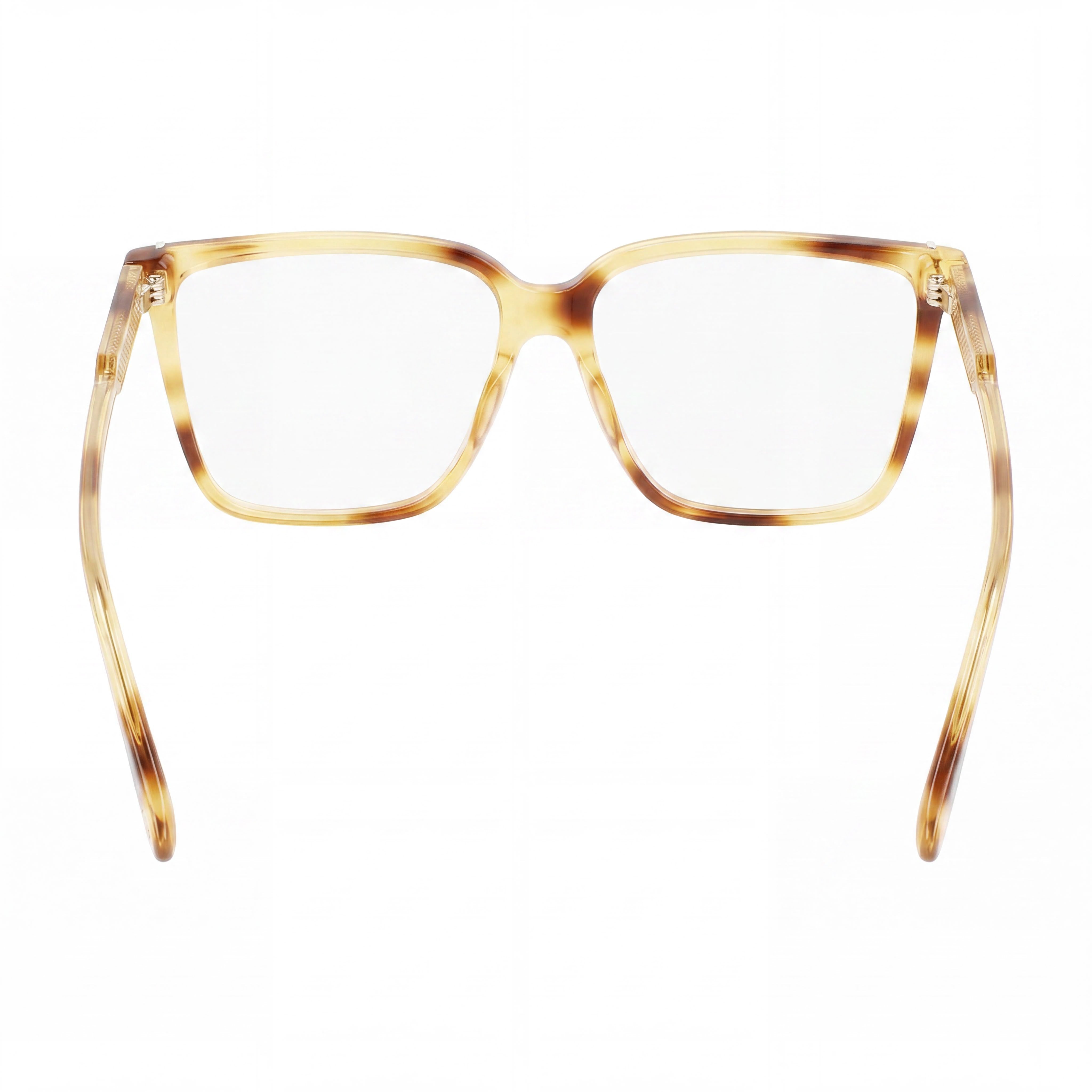 Victoria Beckham Modern Men's Sunglasses featuring Acetate Frame with Polycarbonate Lenses in Blonde Havana 56mm, Photo 3