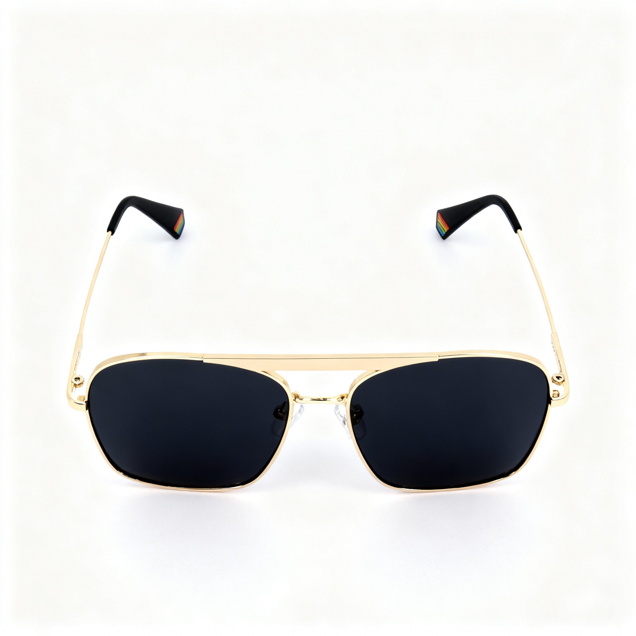 Polaroid Modern Women's Alloy Steel Frame Grey Polarized Polycarbonate Lens Sunglasses 59-16-145, Photo 3